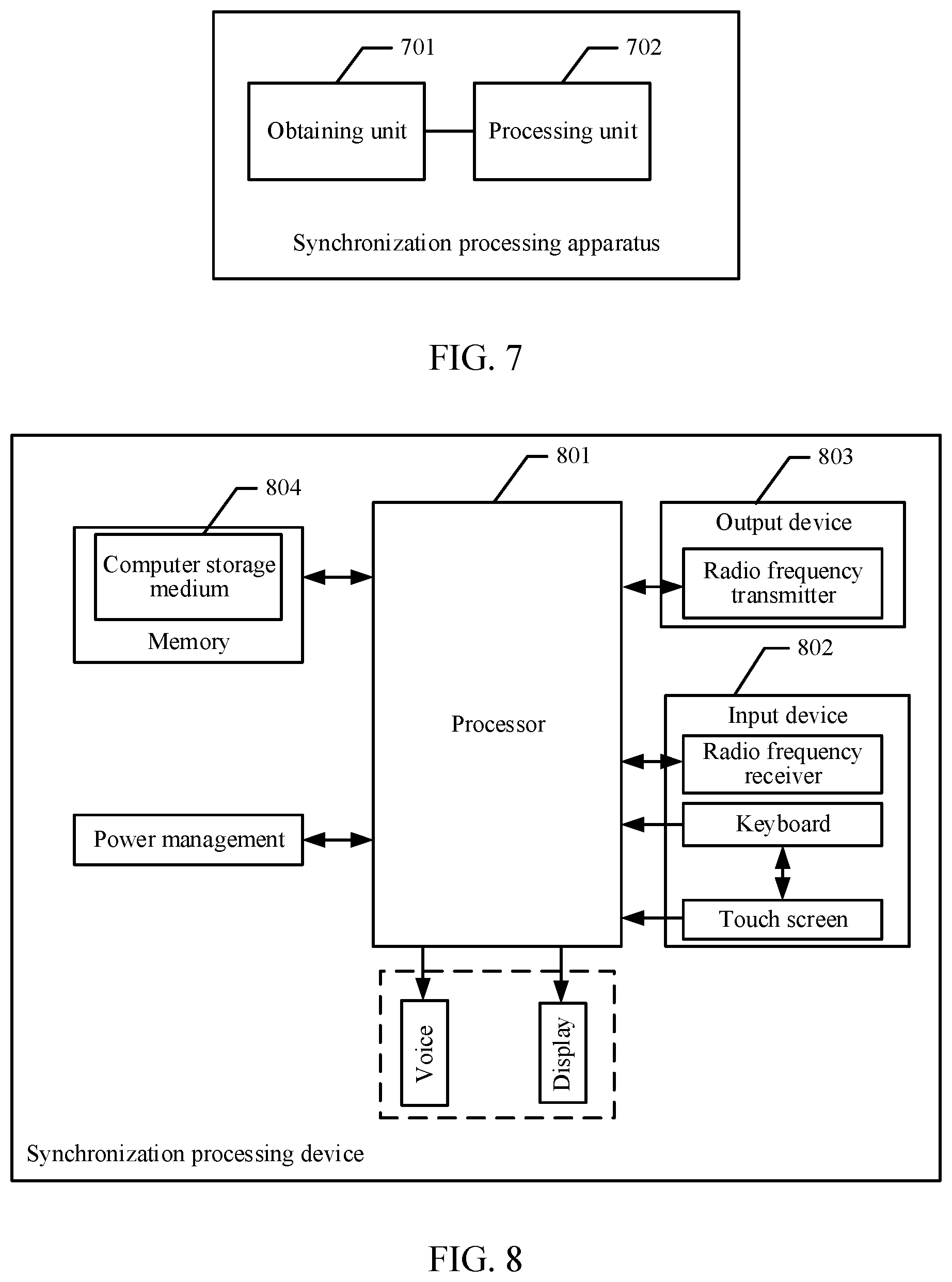 Patent US12099482 Figure 7 – Synchronization processing method and related apparatus