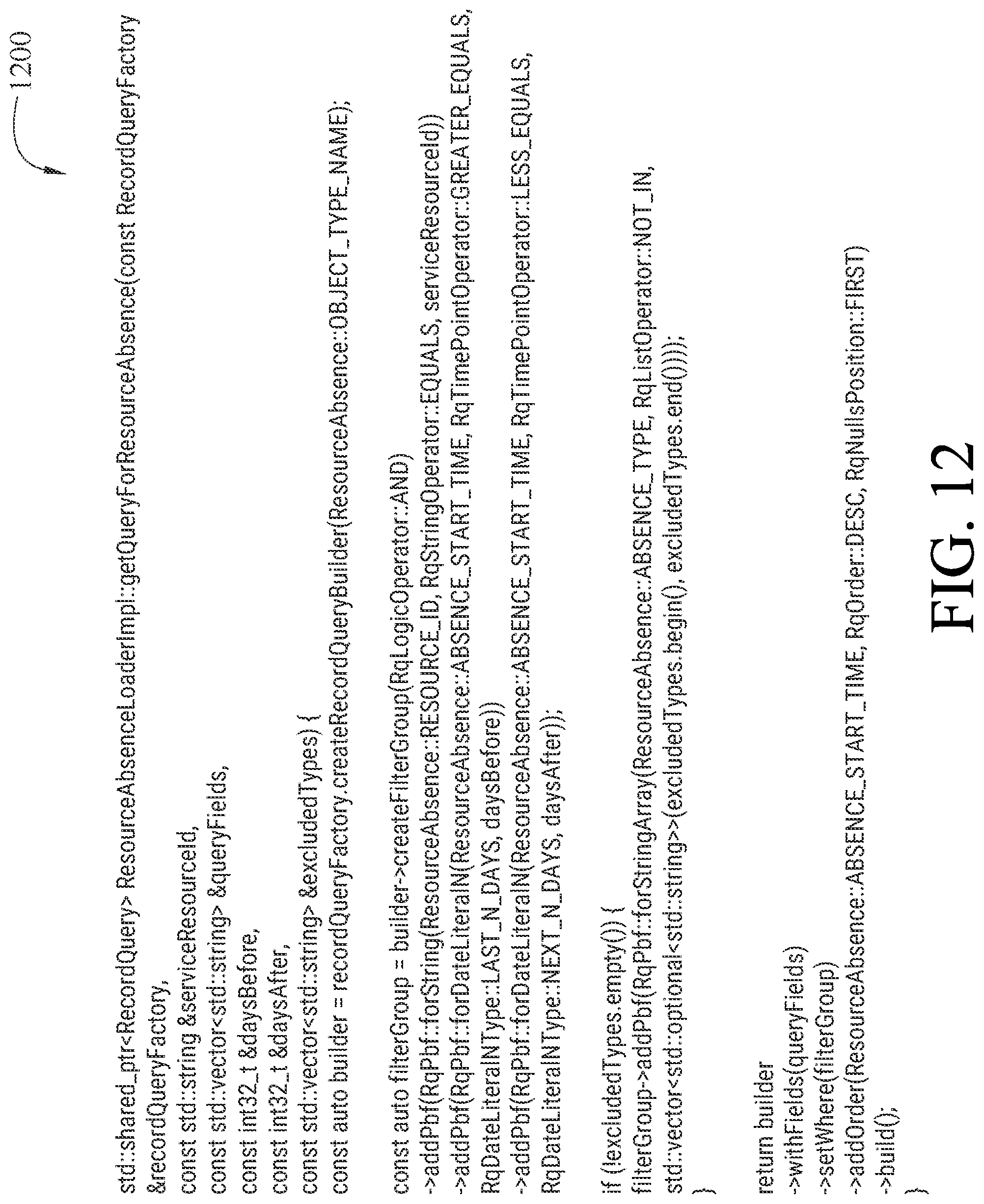 Patent US12099491 Figure 12 – Database systems and methods for client-side initiation of server-side actions