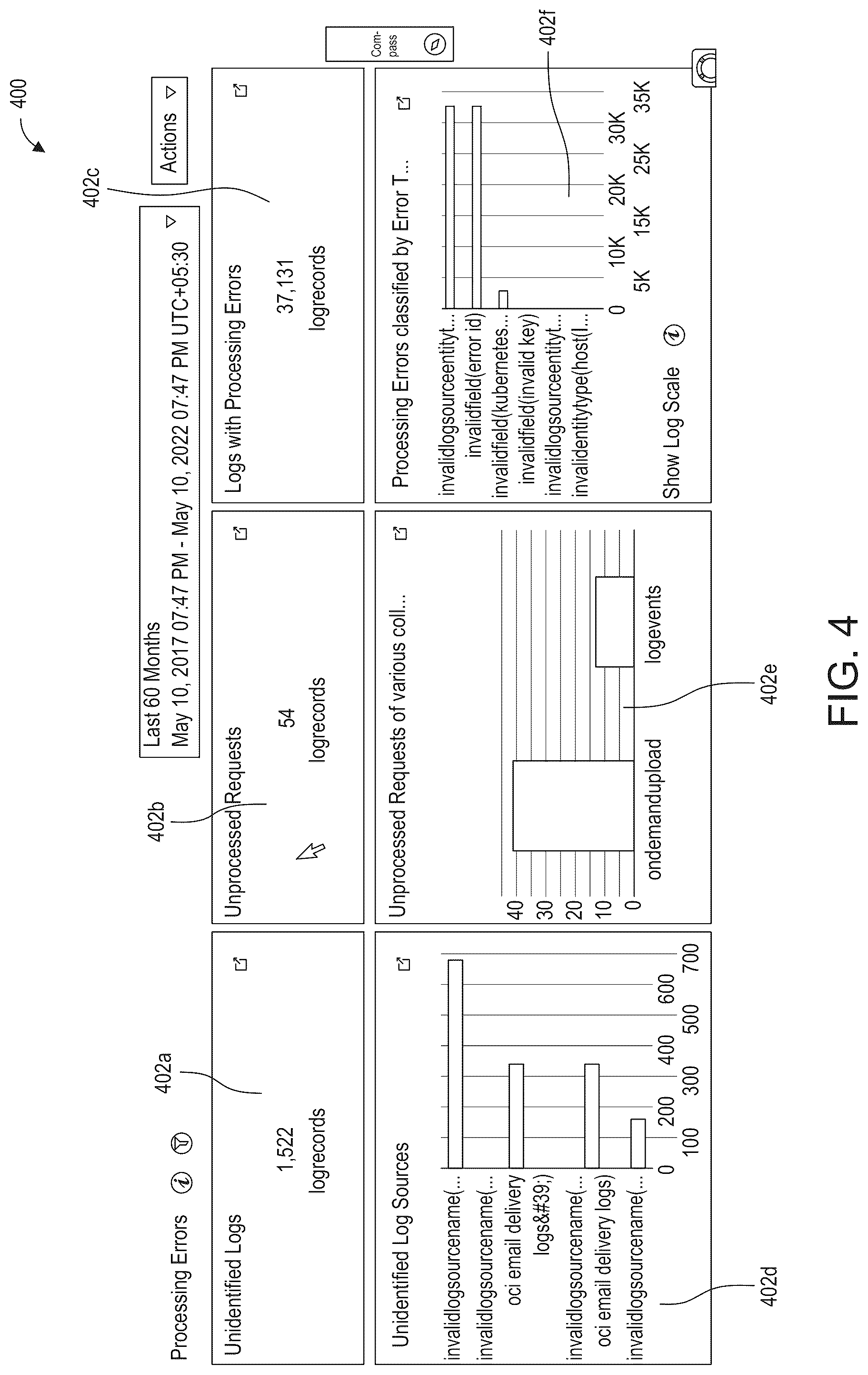 Patent US12099493 Figure 4 – System and methods for asynchronous log processing and enriching
