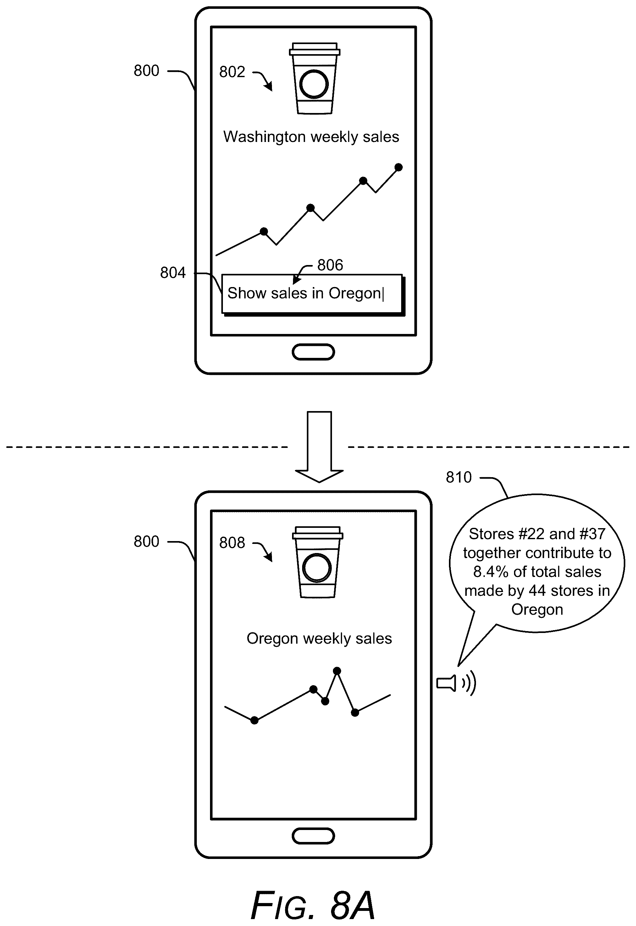 Patent US12099500 Figure 10 – Processing a logical query