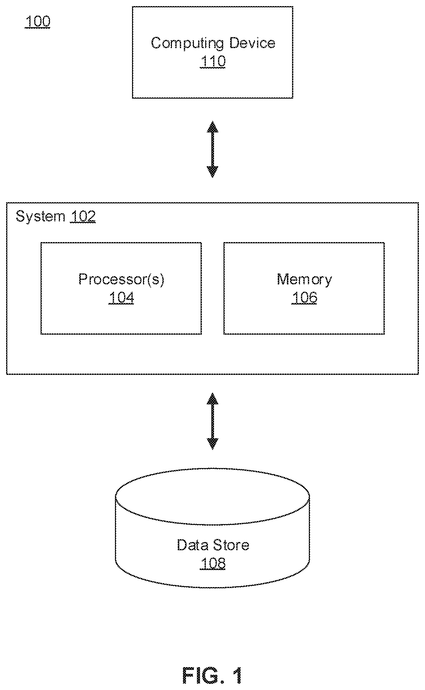 Patent US12099509 Figure 1 – Systems and methods for constraint driven database searching