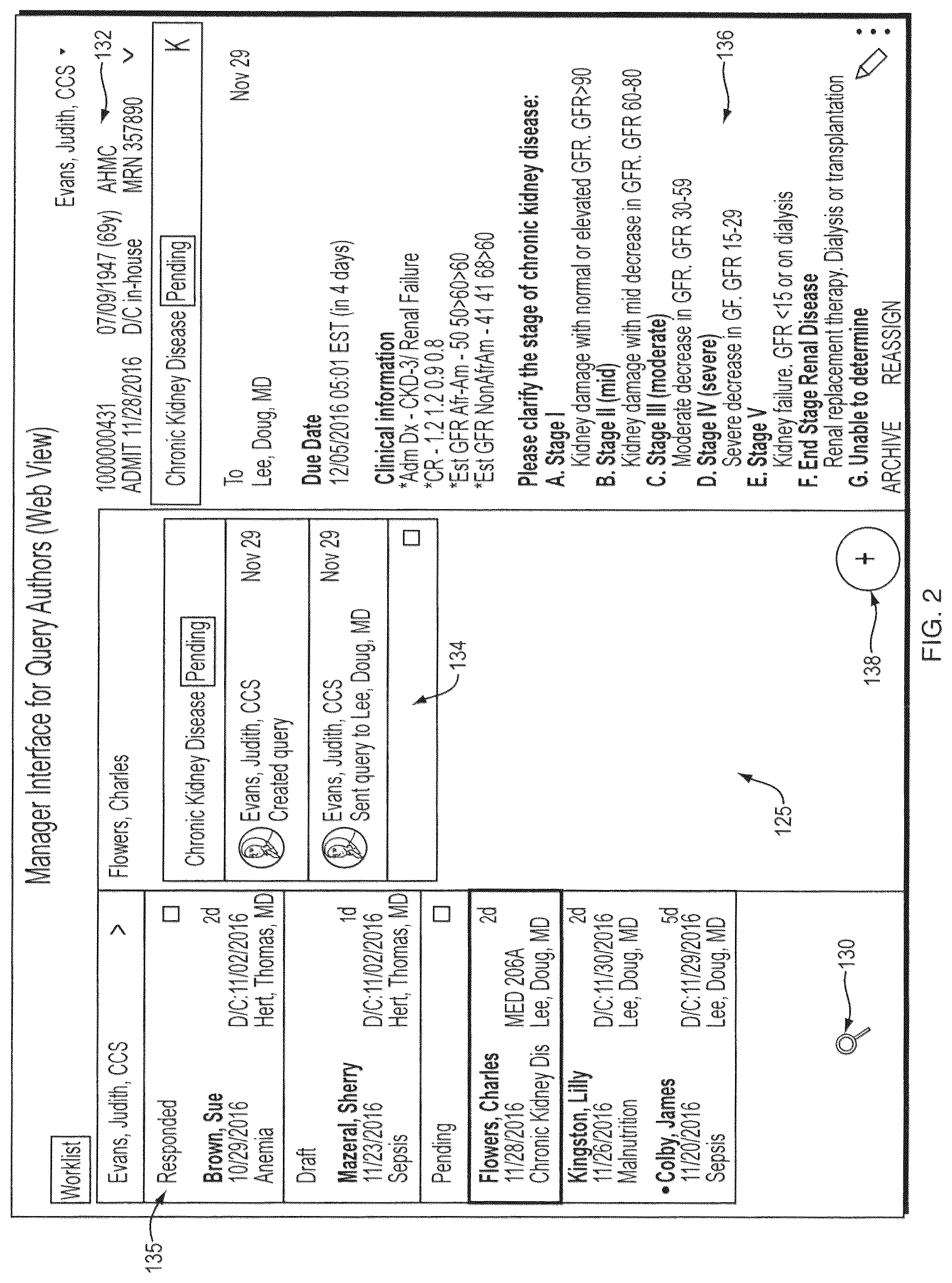 Patent US12099511 Figure 2 – System and method for query management and education