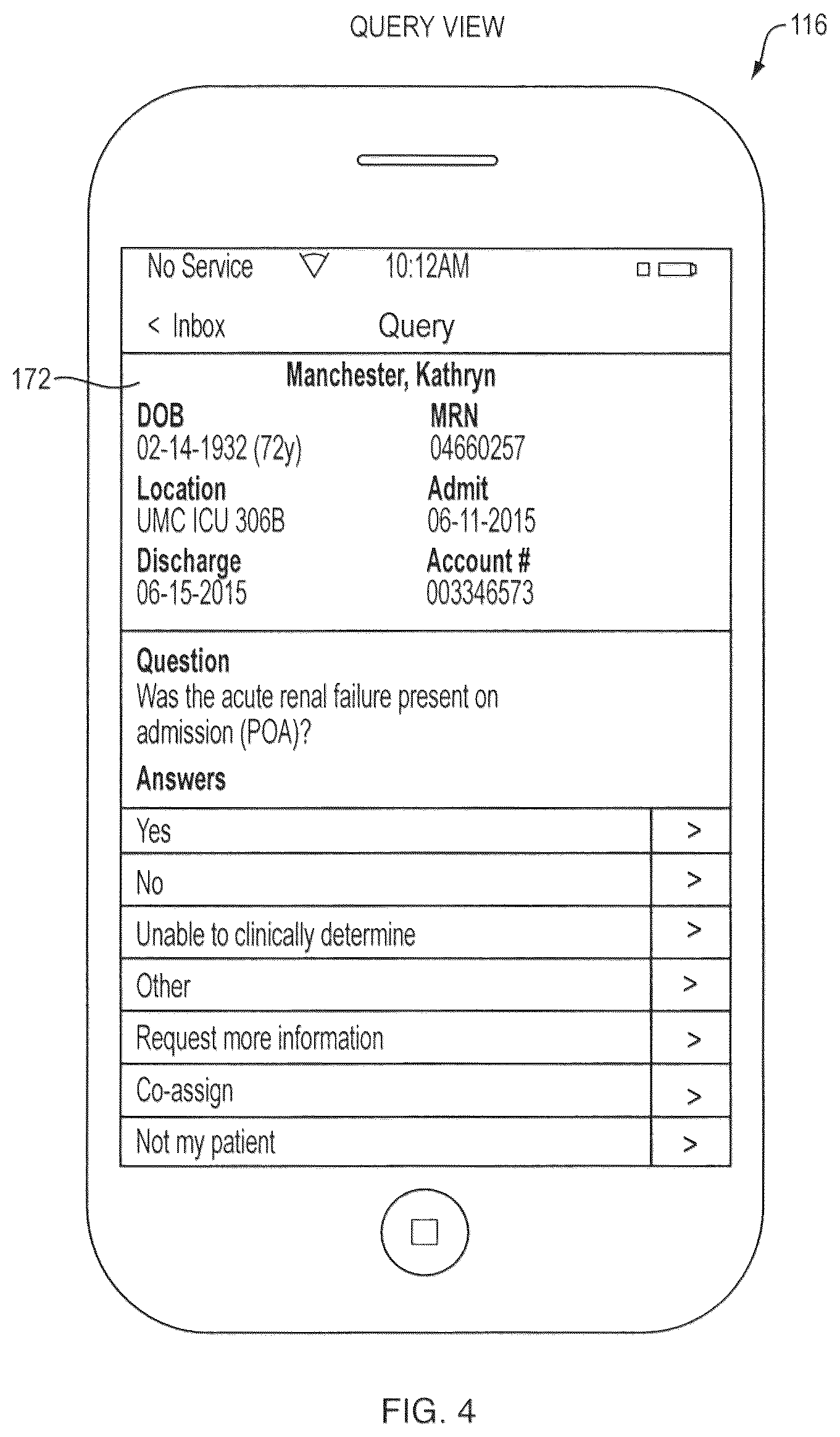 Patent US12099511 Figure 4 – System and method for query management and education