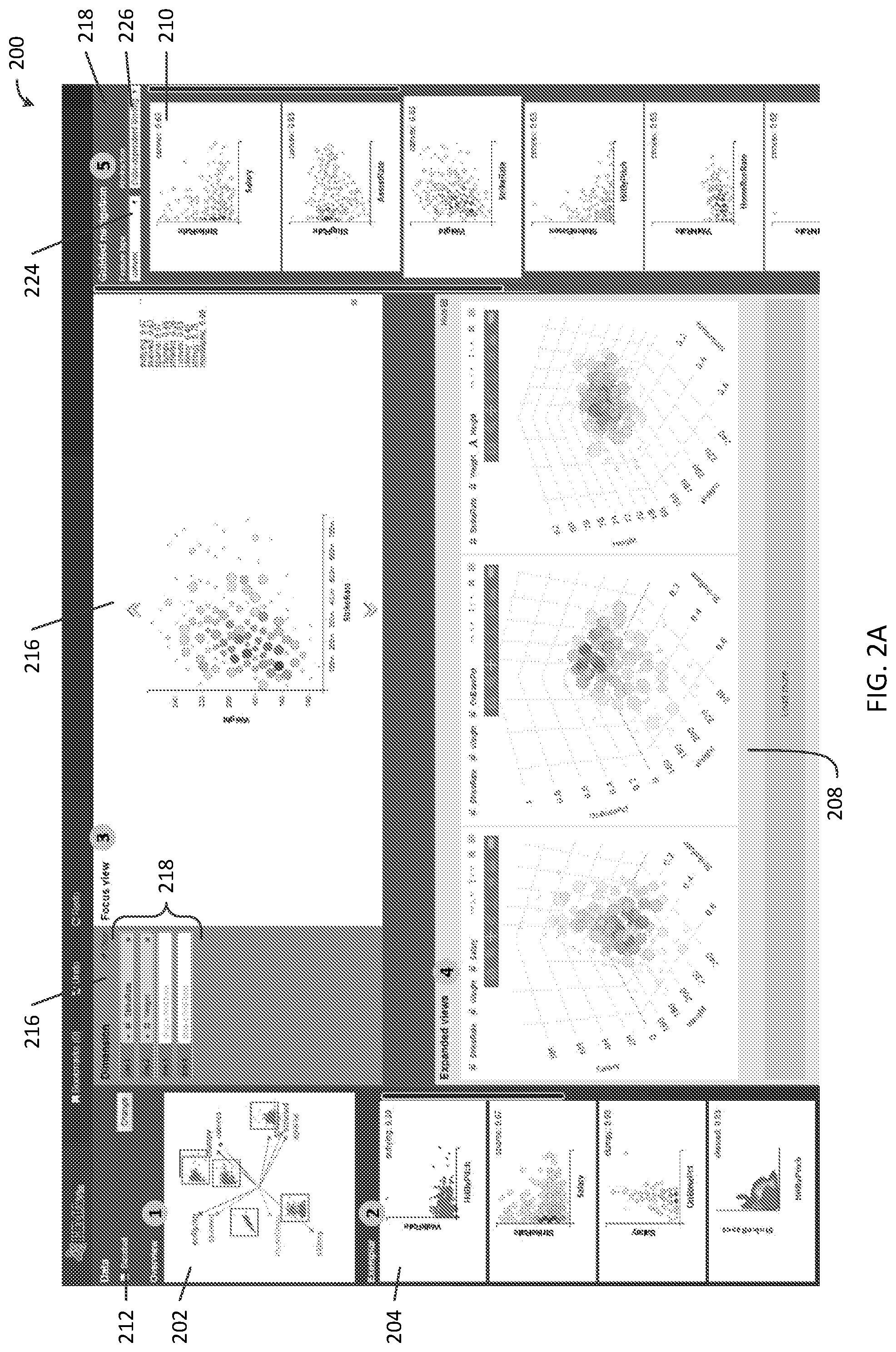Patent US12099516 Figure 2 – Data visualization device and method