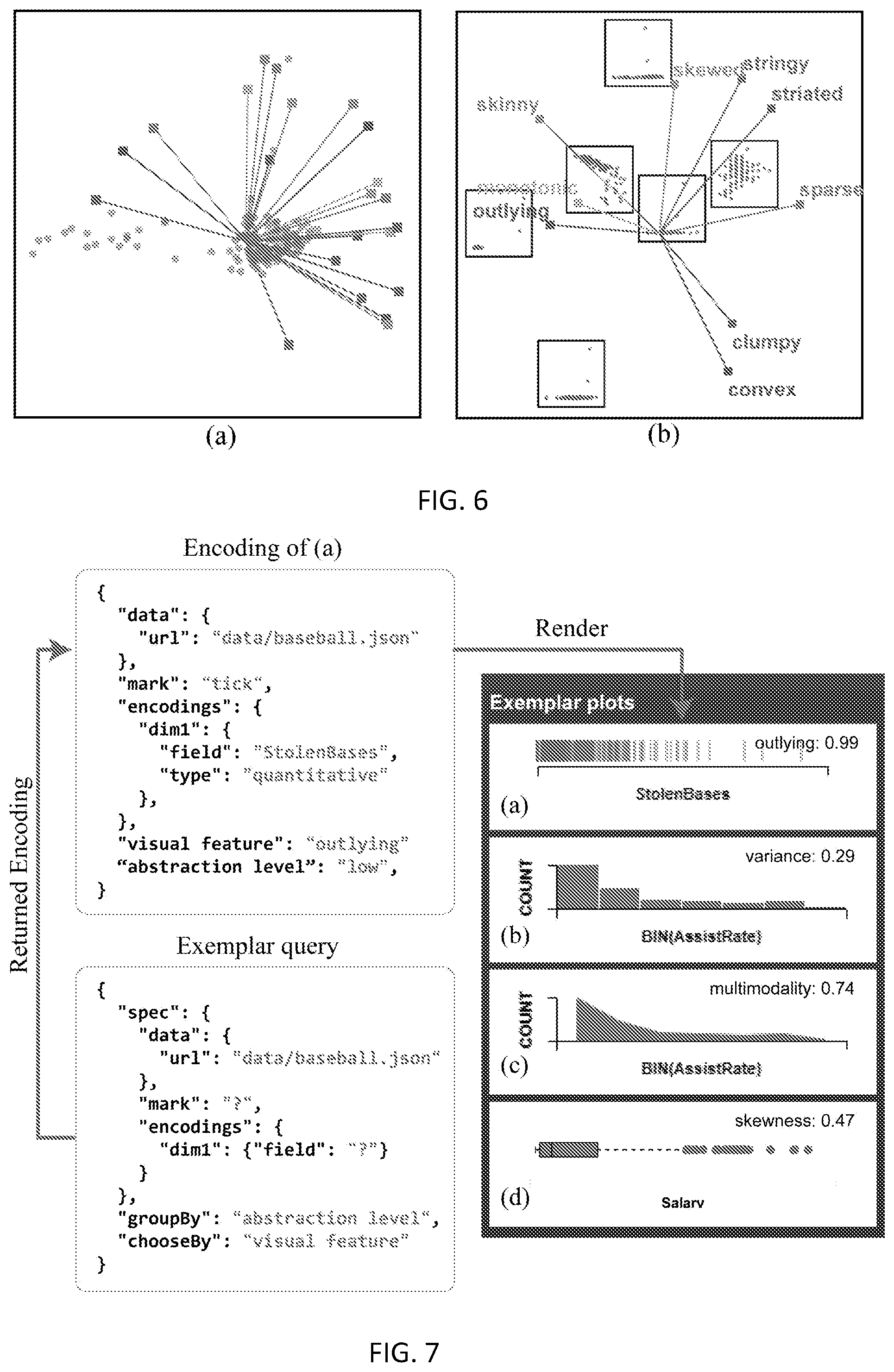 Patent US12099516 Figure 6 – Data visualization device and method
