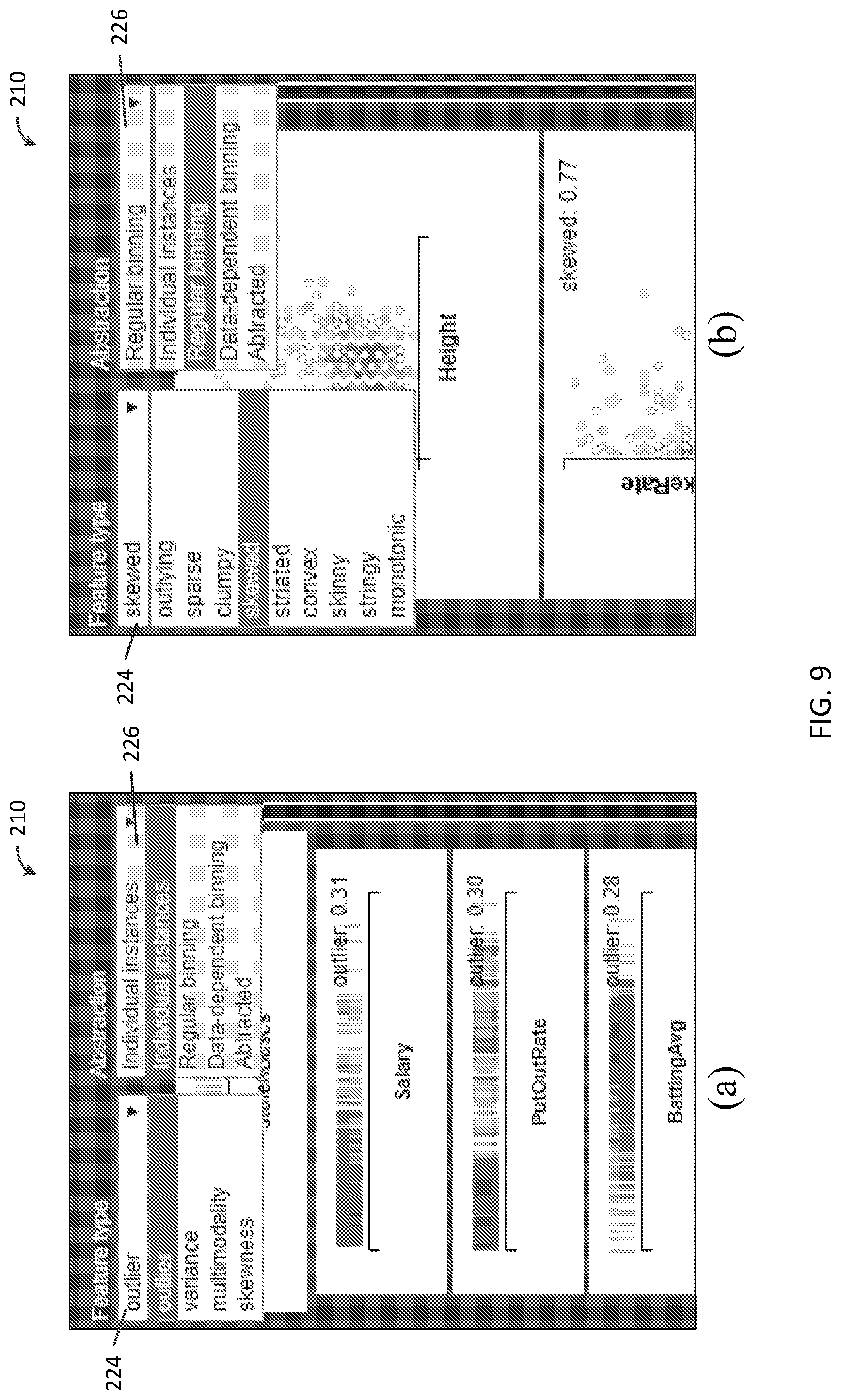 Patent US12099516 Figure 8 – Data visualization device and method