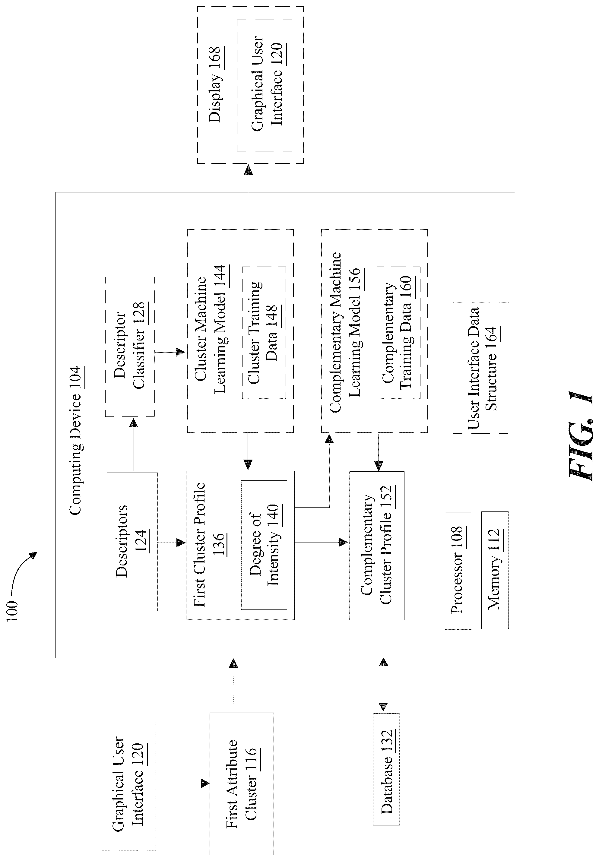 Patent US12099526 Figure 1 – Apparatus and method for determining cluster pairs