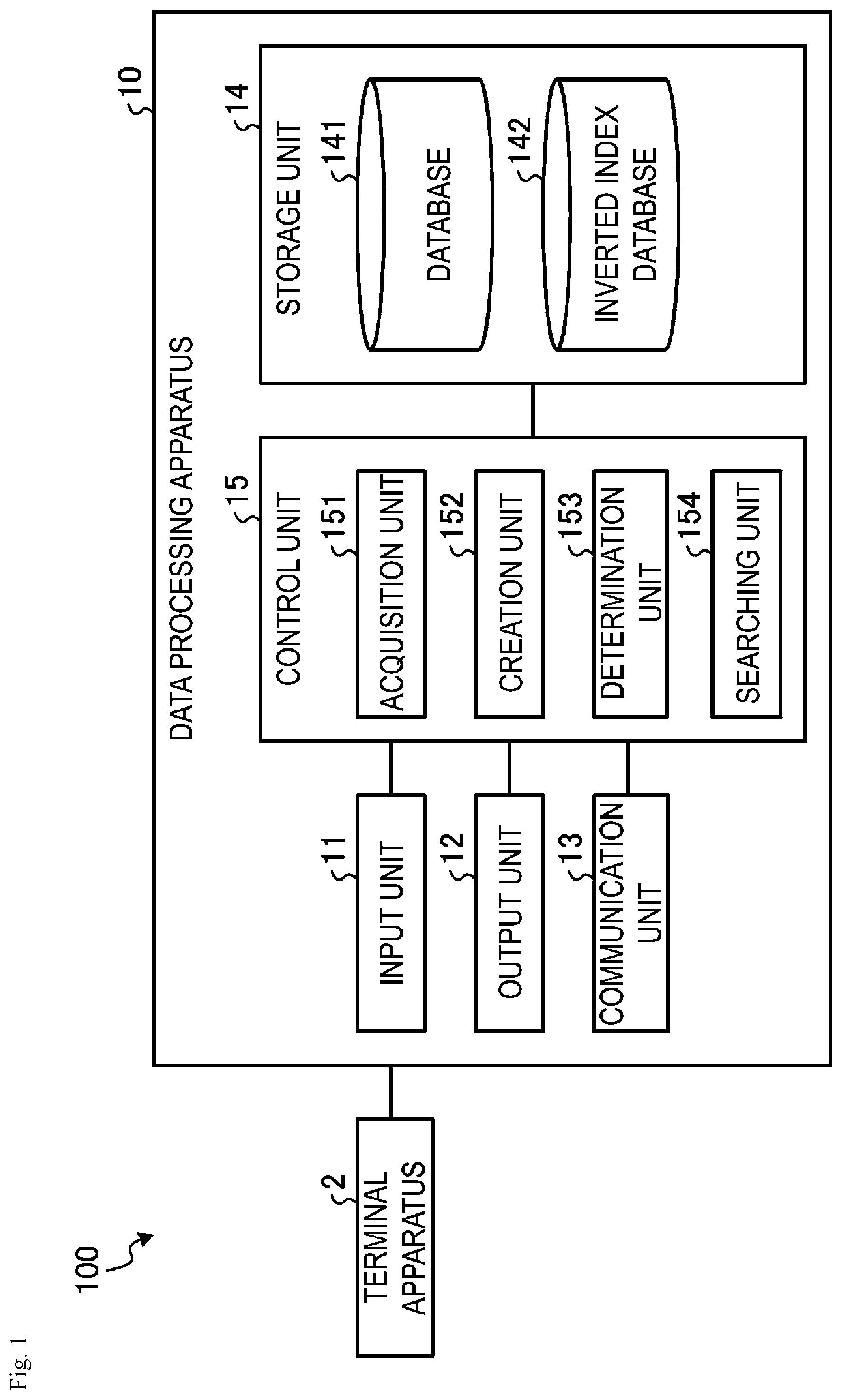 Patent US12099530 Figure 1 – Search using words from user interface