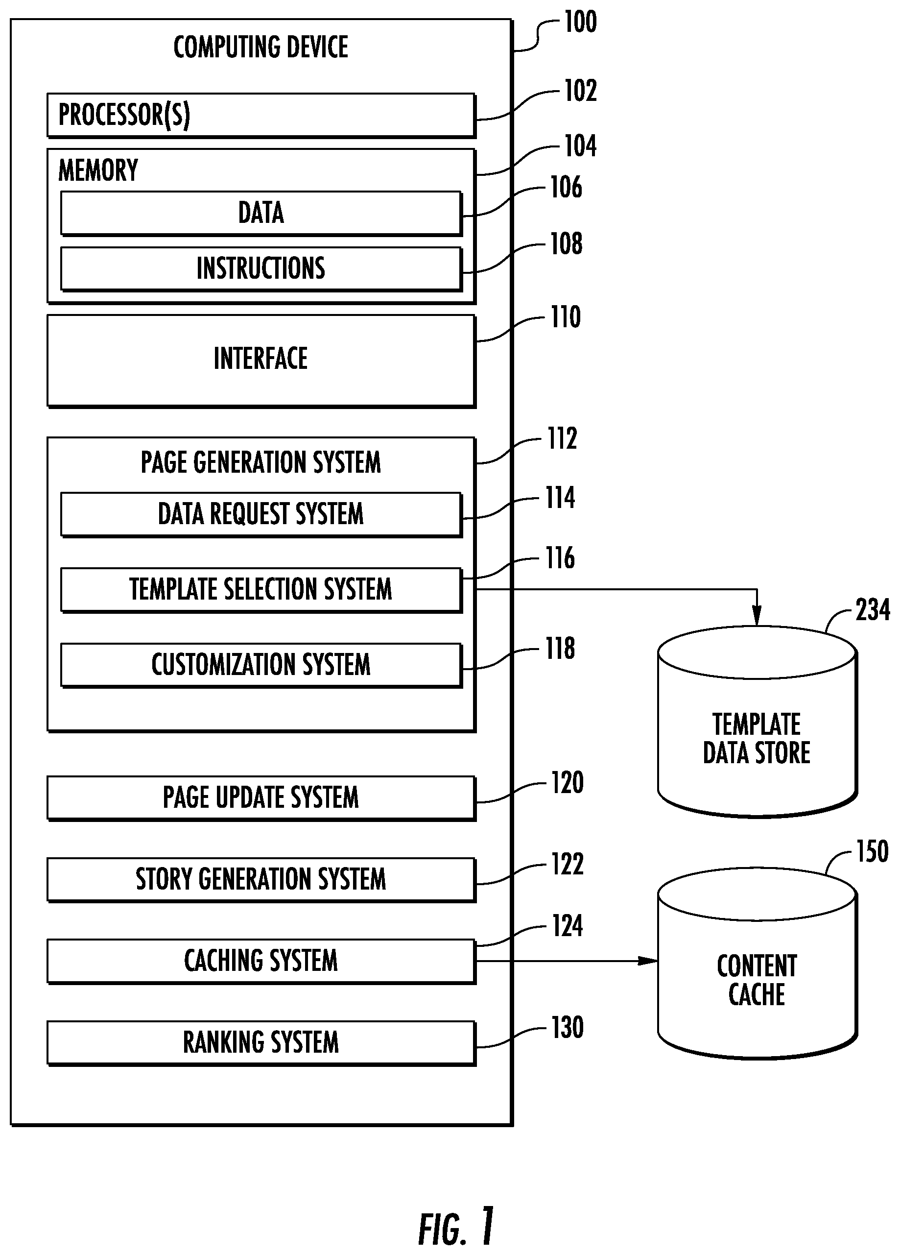 Patent US12099544 Figure 1 – Systems and methods for generating stories for live events using a scalable pipeline