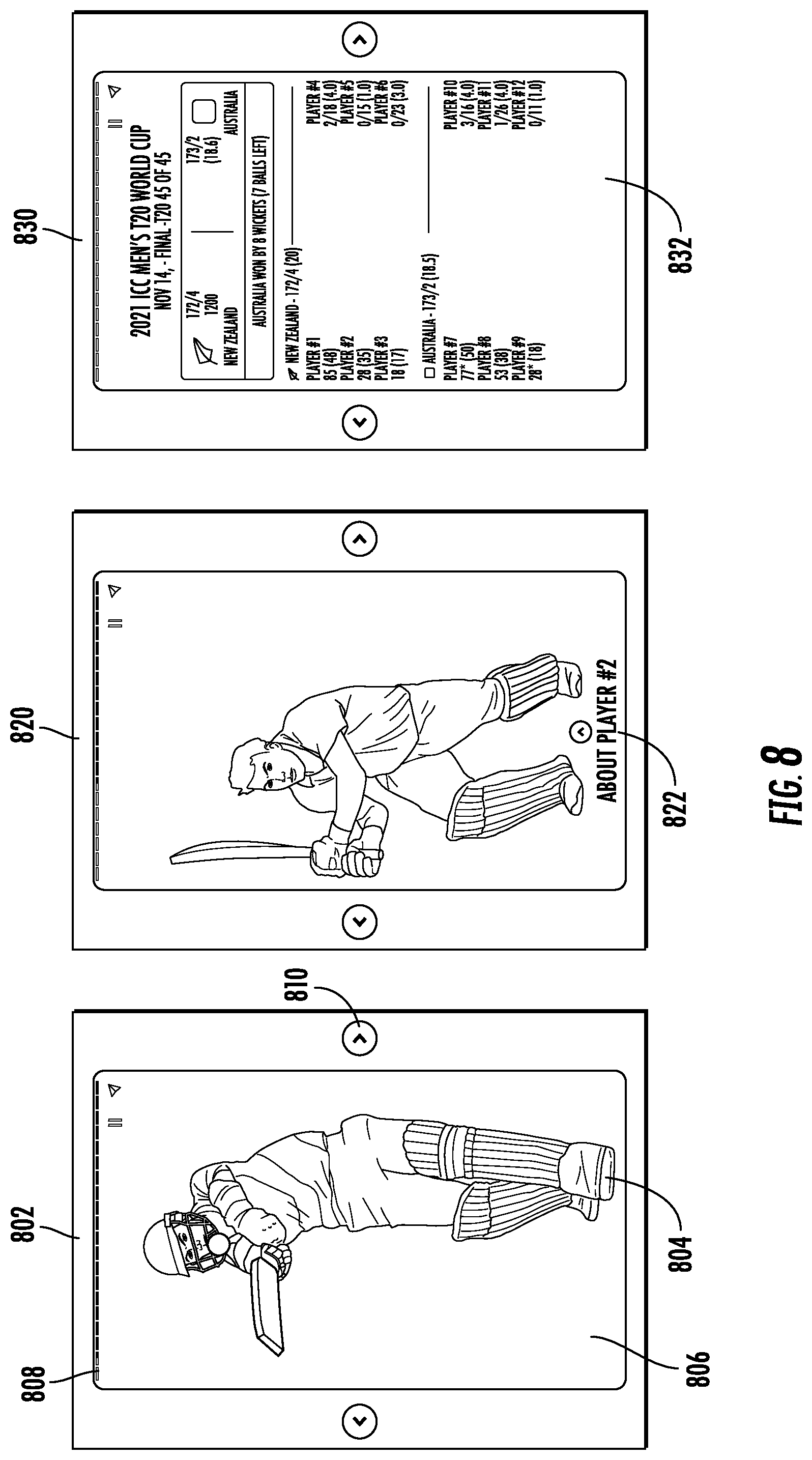 Patent US12099544 Figure 8 – Systems and methods for generating stories for live events using a scalable pipeline