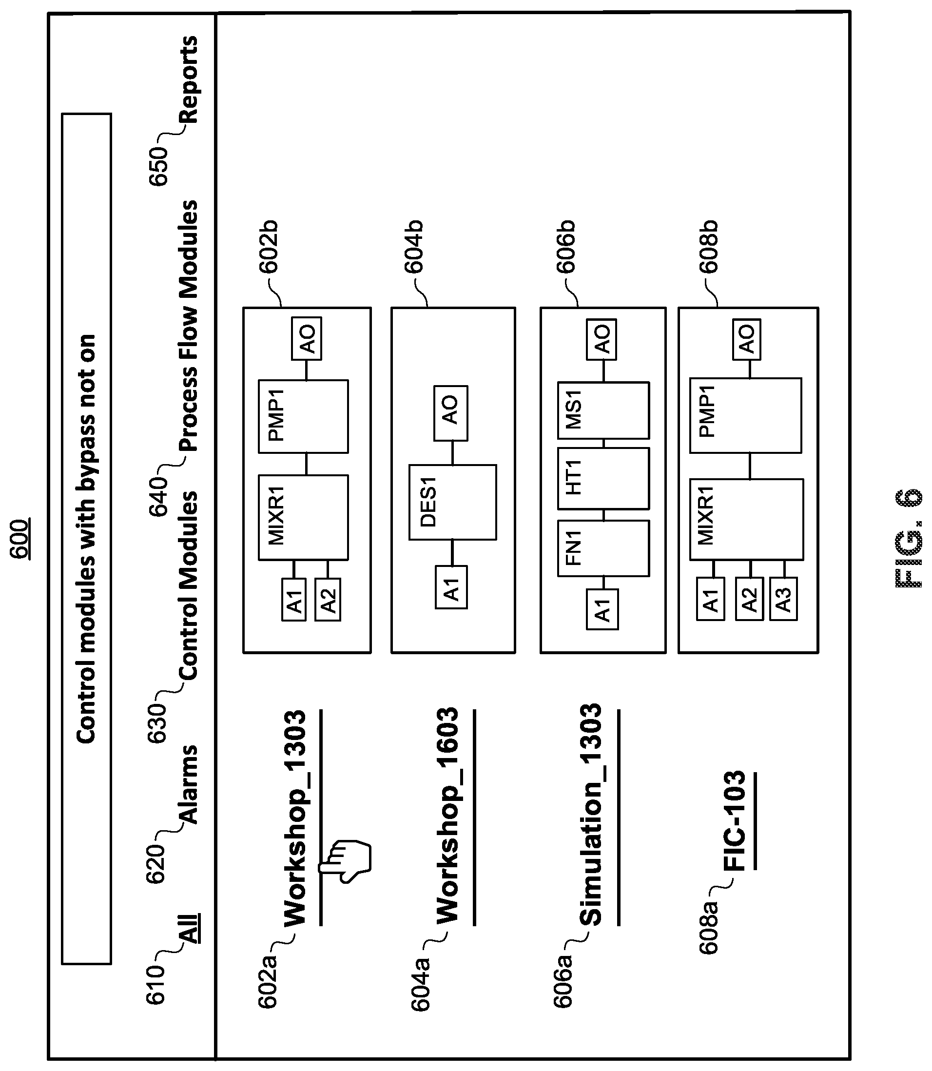 Patent US12099555 Figure 6 – Smart search capabilities in a process control system