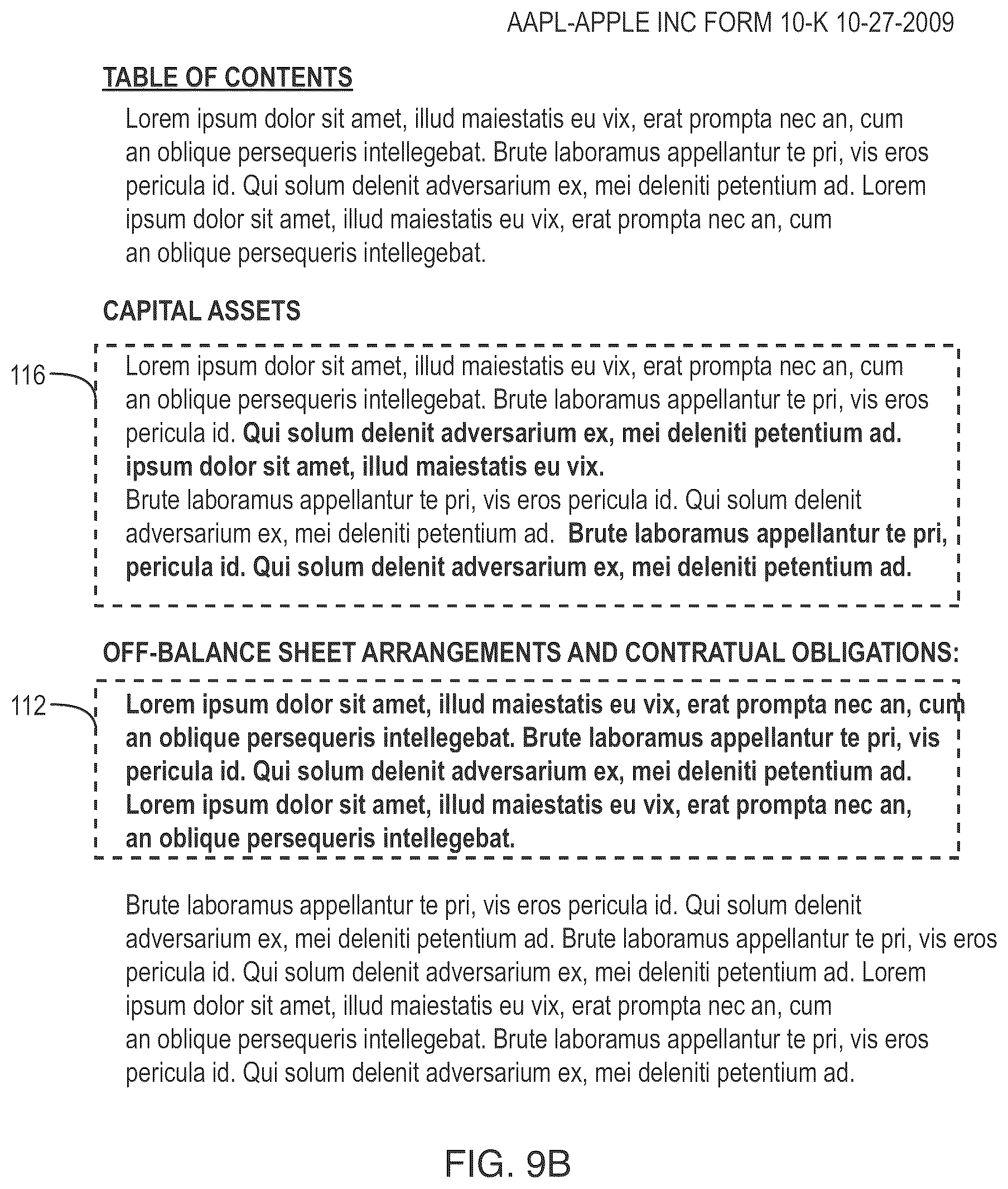Patent US12099562 Figure 11 – User interface for use with a search engine for searching financial related documents