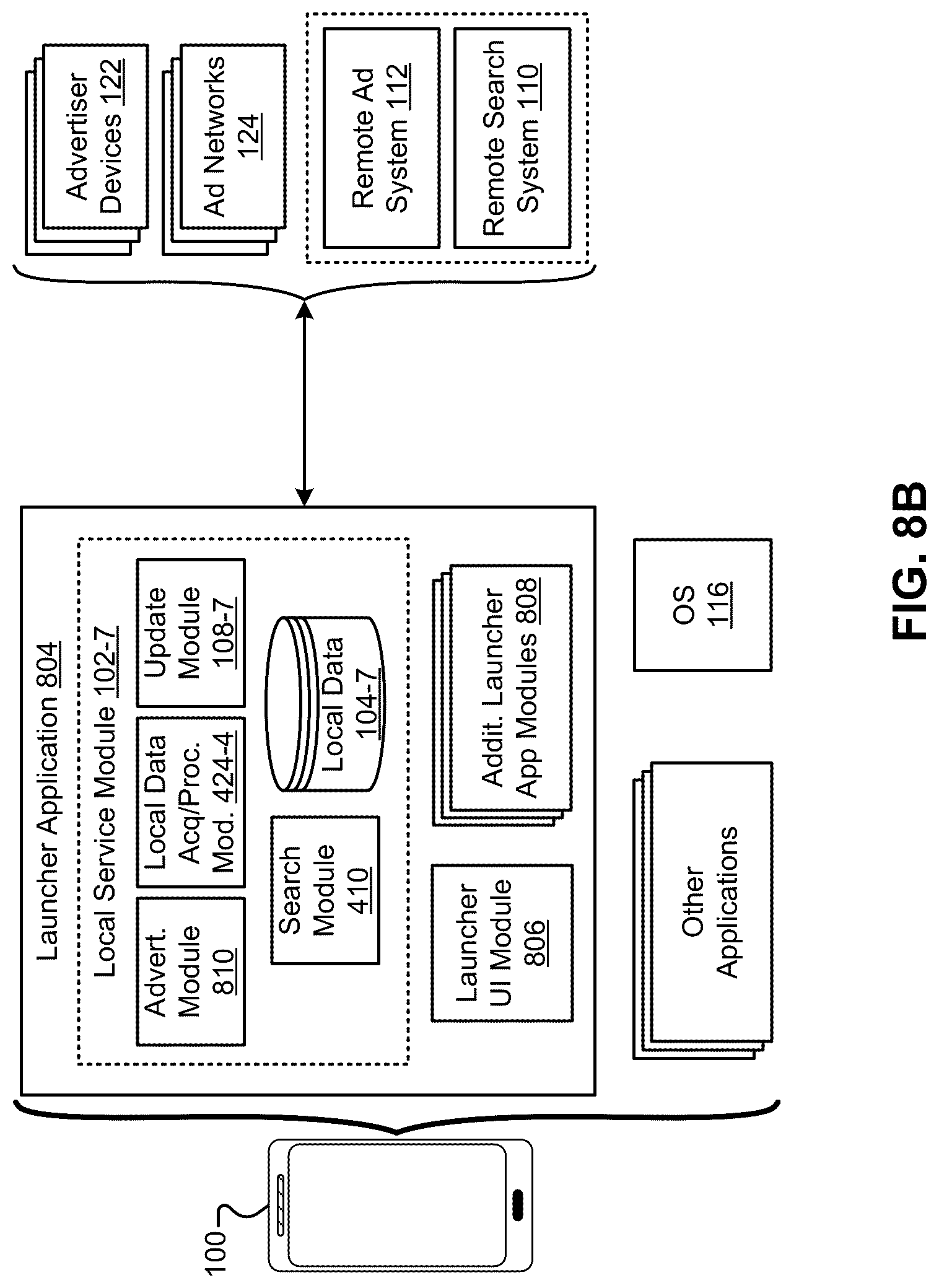 Patent US12099563 Figure 9 – On-device functionality using remote system updates