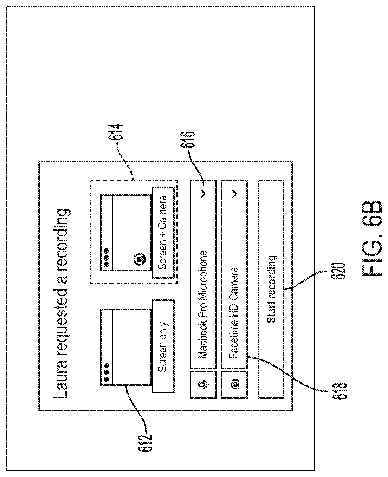 Patent US12099564 Figure 7 – User-initiated workflow to collect media
