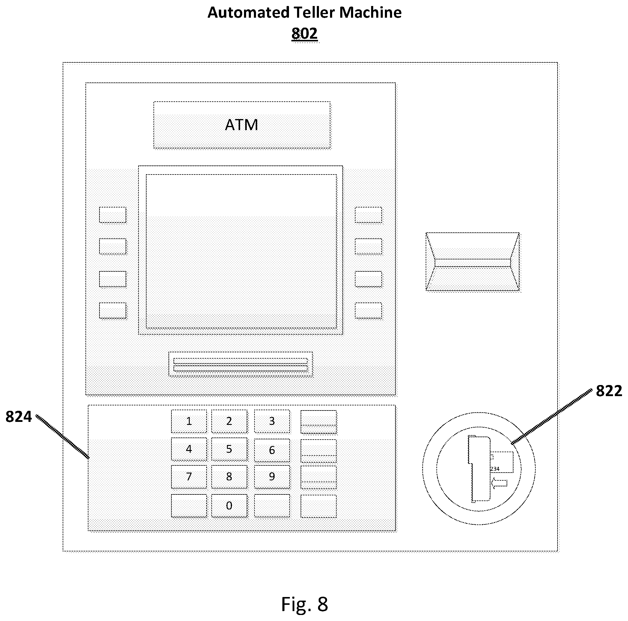 Patent US12099584 Figure 8 – Systems and methods for employing a card rotation sequence to authenticate a user