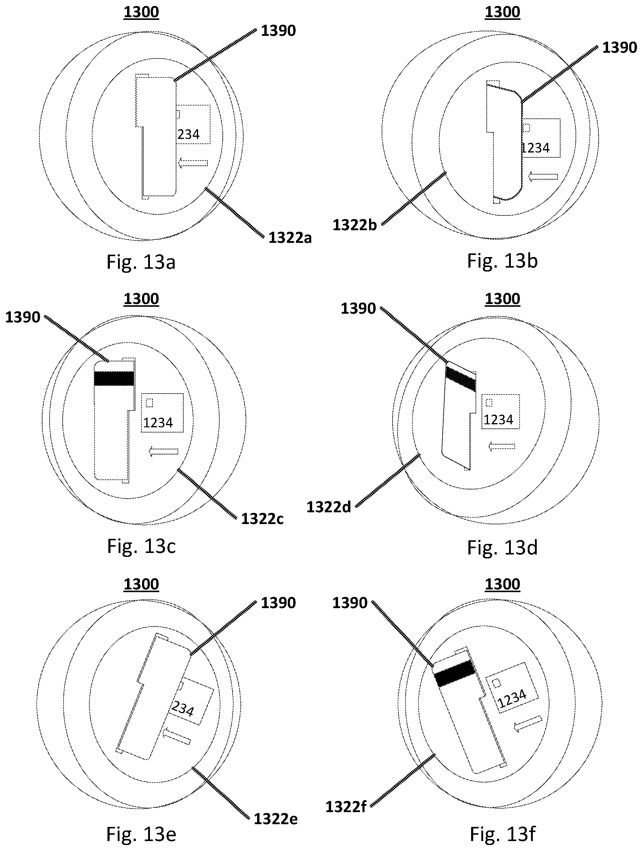 Patent US12099584 Figure 13 – Systems and methods for employing a card rotation sequence to authenticate a user