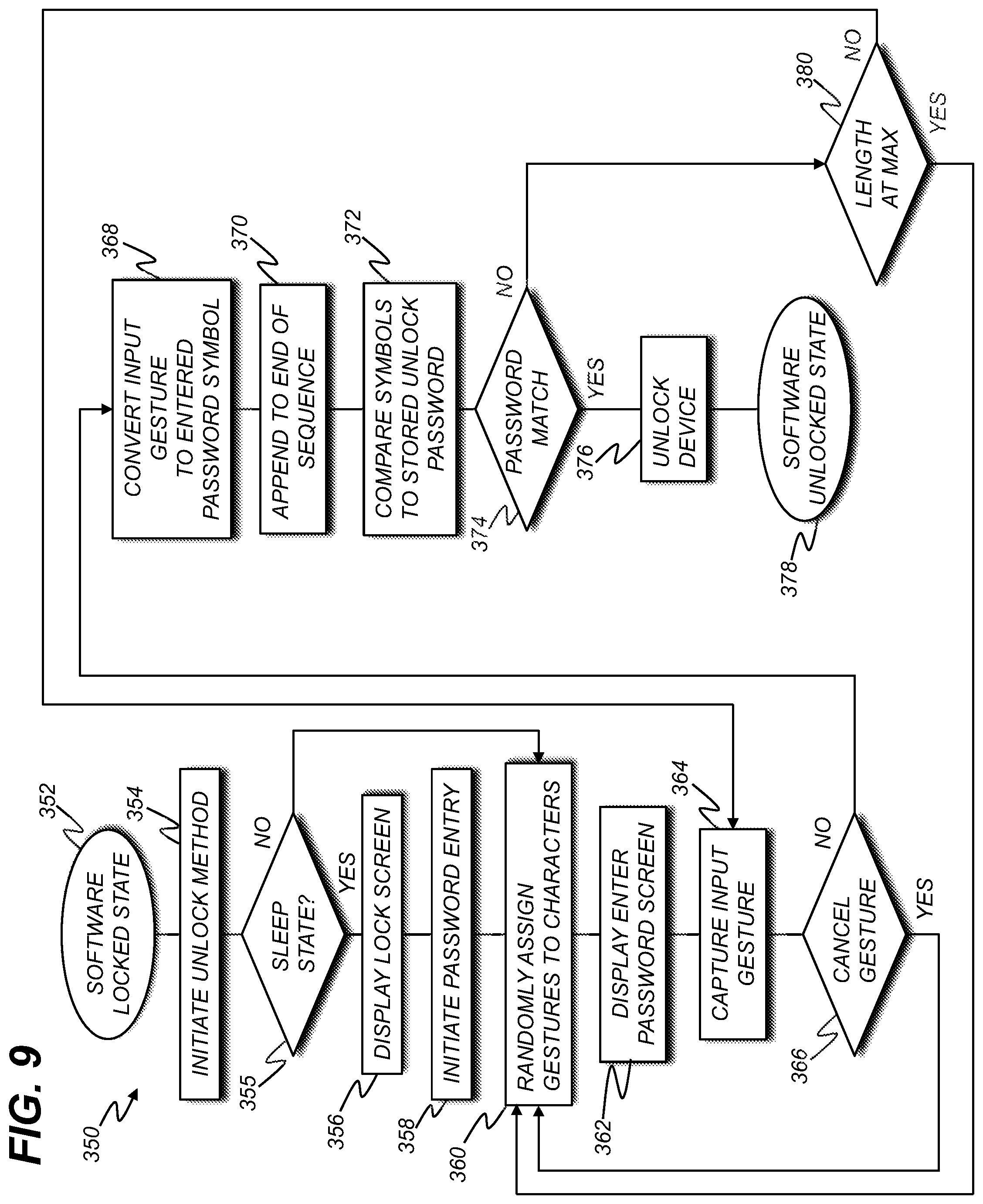 Patent US12099589 Figure 10 – Method for unlocking an electronic device