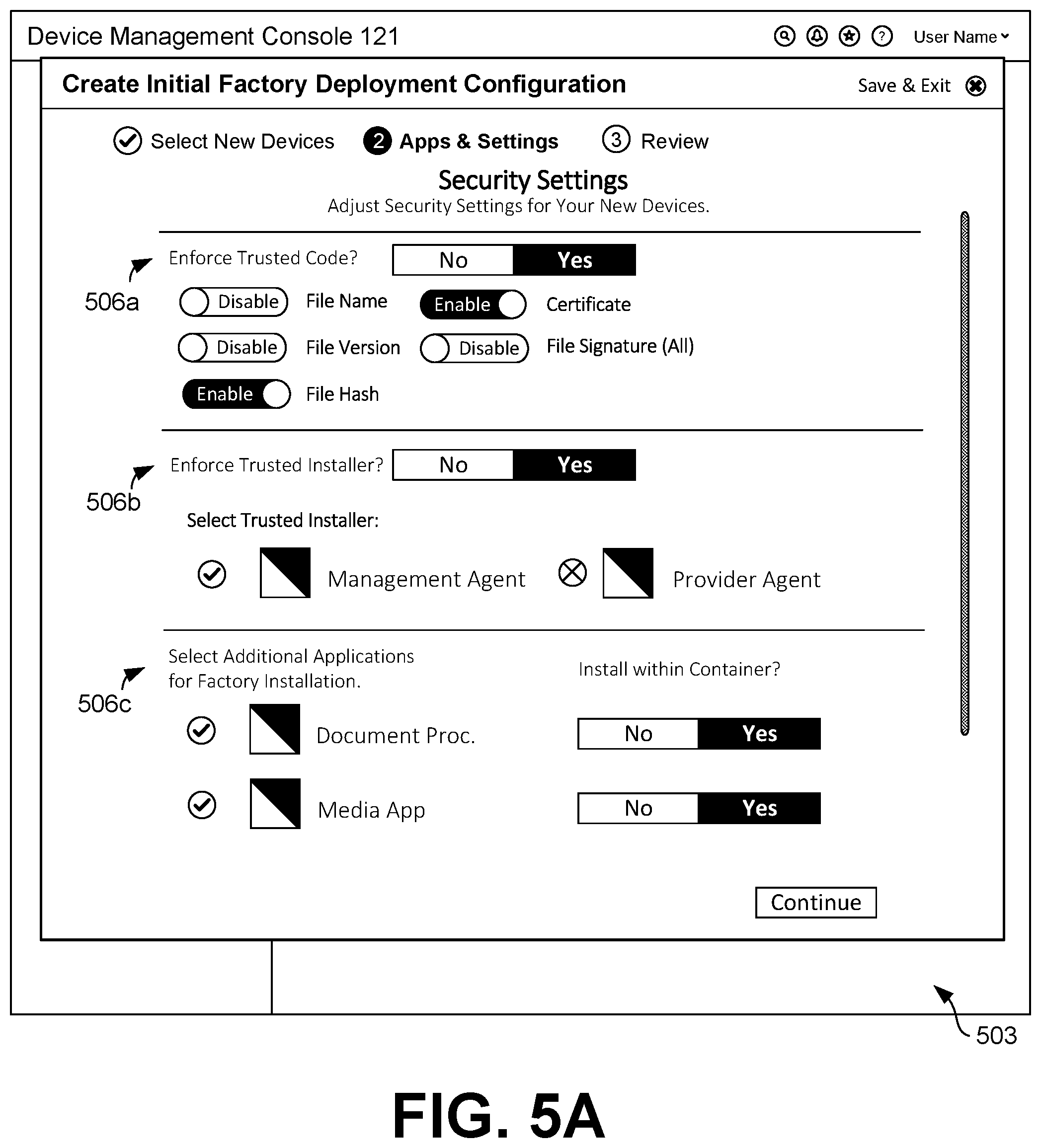 Patent US12099610 Figure 5 – Dynamic application deployment in trusted code environments