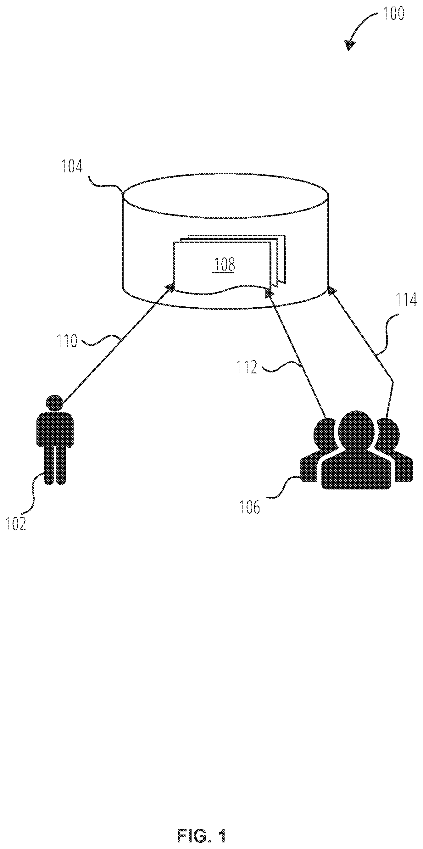Patent US12099623 Figure 1 – Computer-implemented method for removing access to data