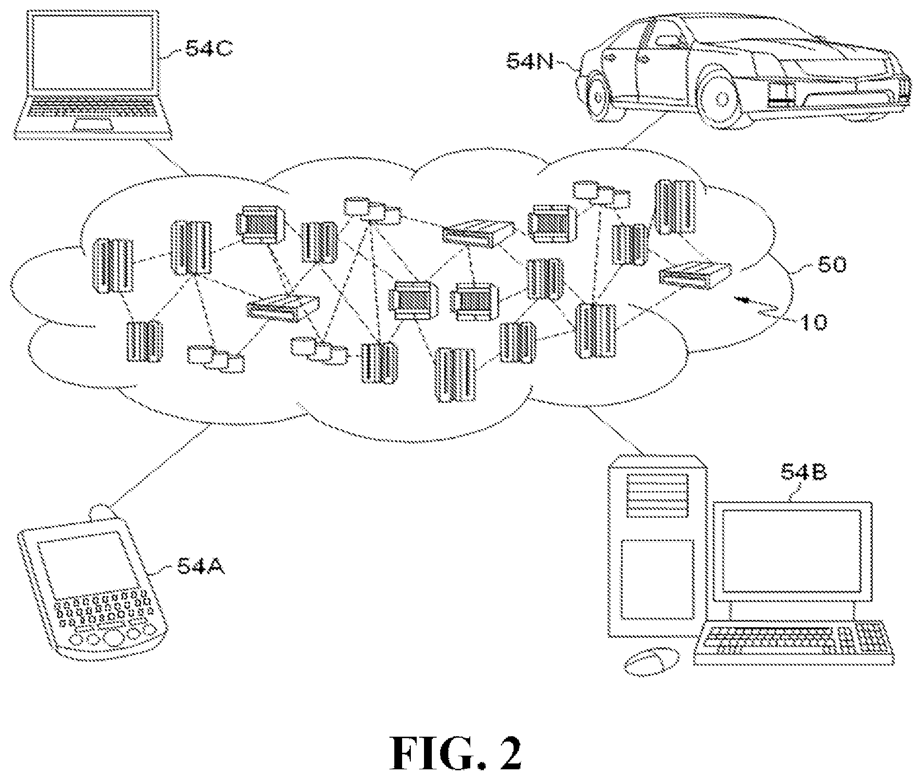 Patent US12099628 Figure 2 – Privacy protection in a search process