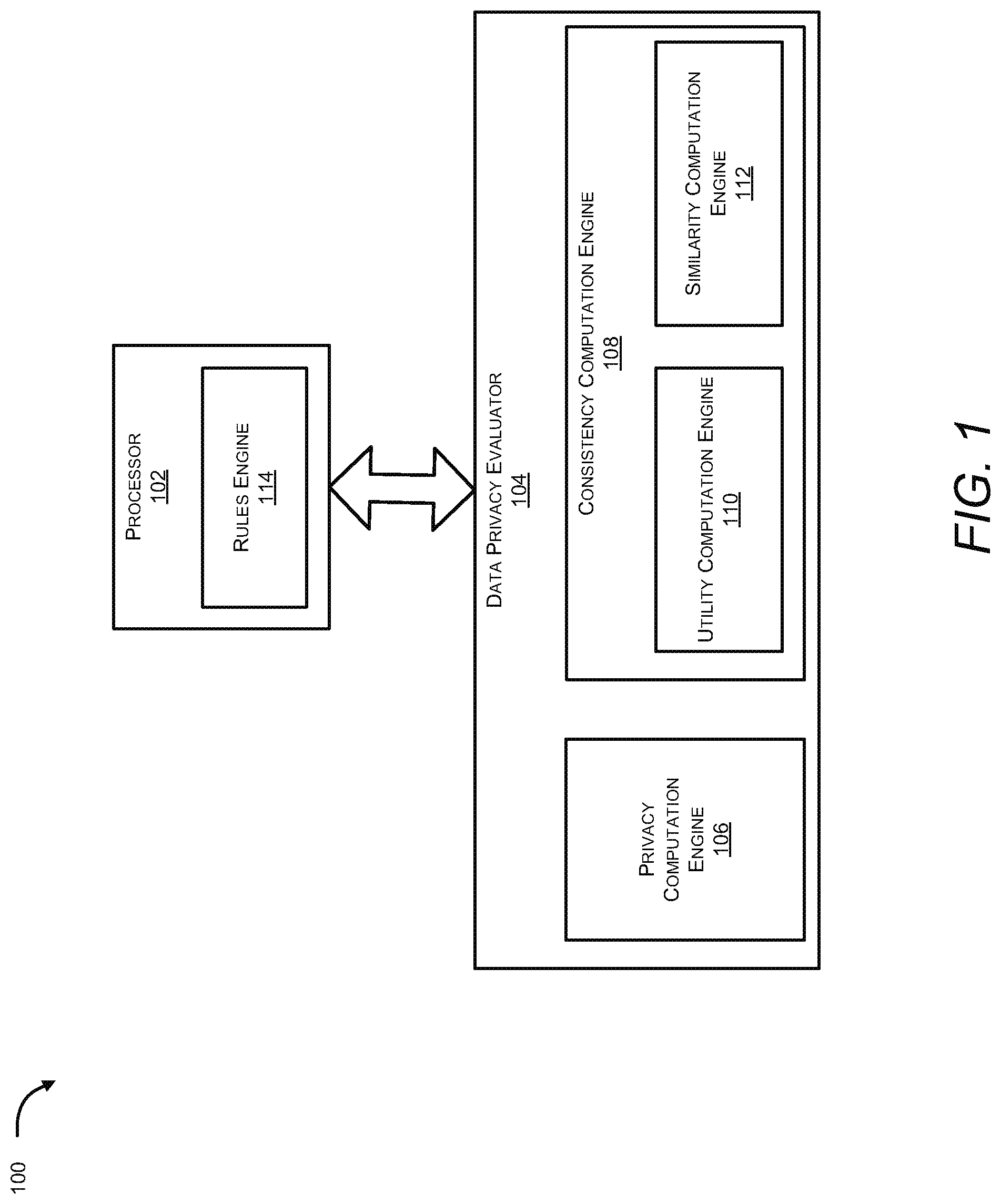 Patent US12099631 Figure 1 – Rule-based anonymization of datasets