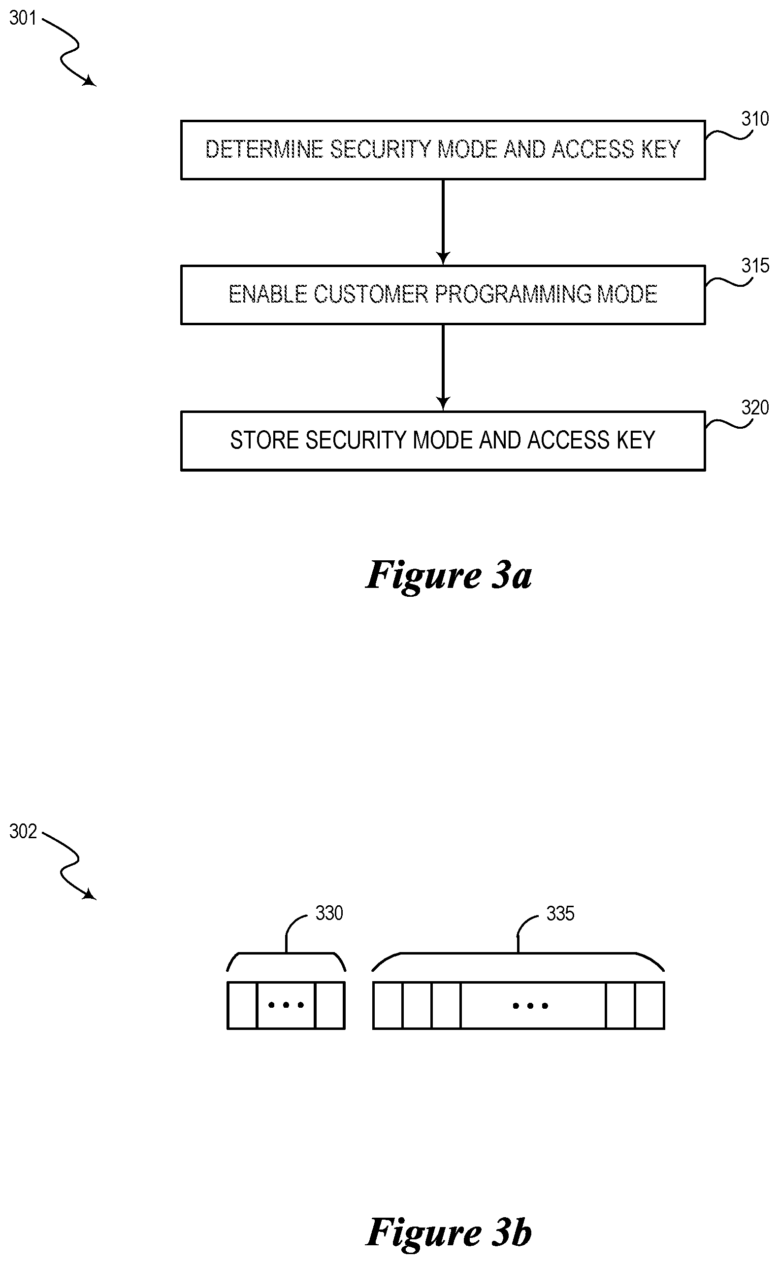 Patent US12099639 Figure 3 – Semiconductor device with secure access key and associated methods and systems