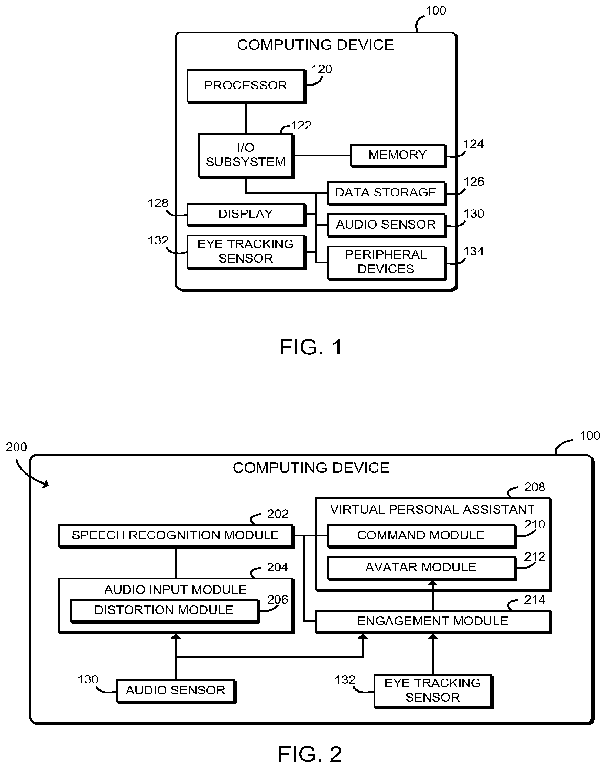 Patent US12099651 Figure 1 – Natural human-computer interaction for virtual personal assistant systems