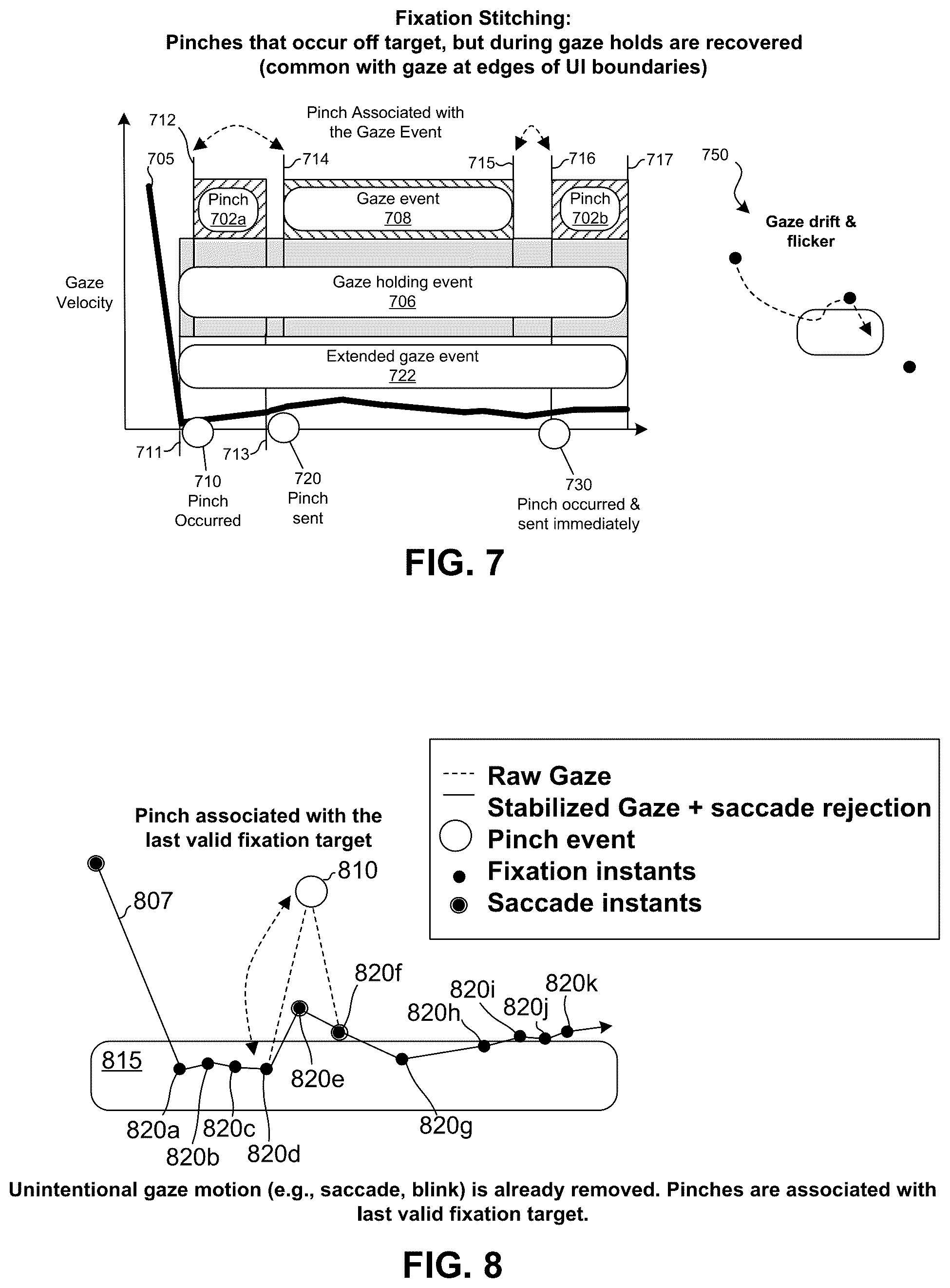 Patent US12099653 Figure 5 – User interface response based on gaze-holding event assessment