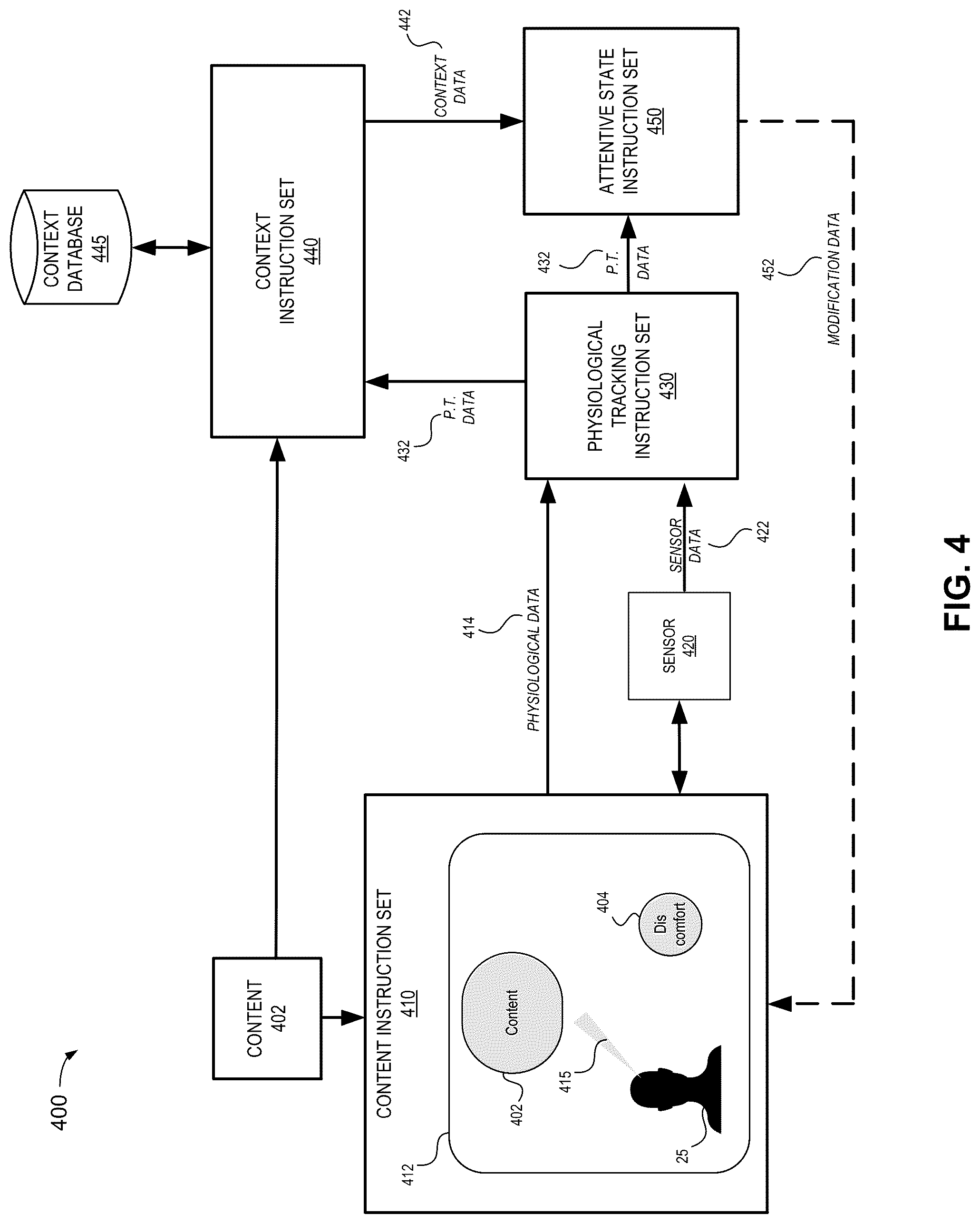 Patent US12099654 Figure 3 – Adaptation of electronic content
