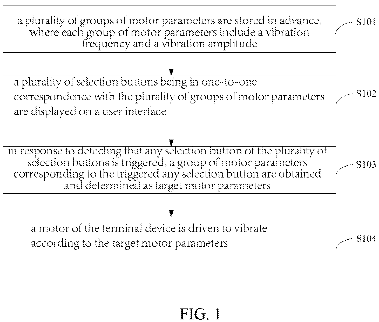 Patent US12099656 Figure 1 – Motor control method, terminal device, and non-transitory computer-readable storage medium