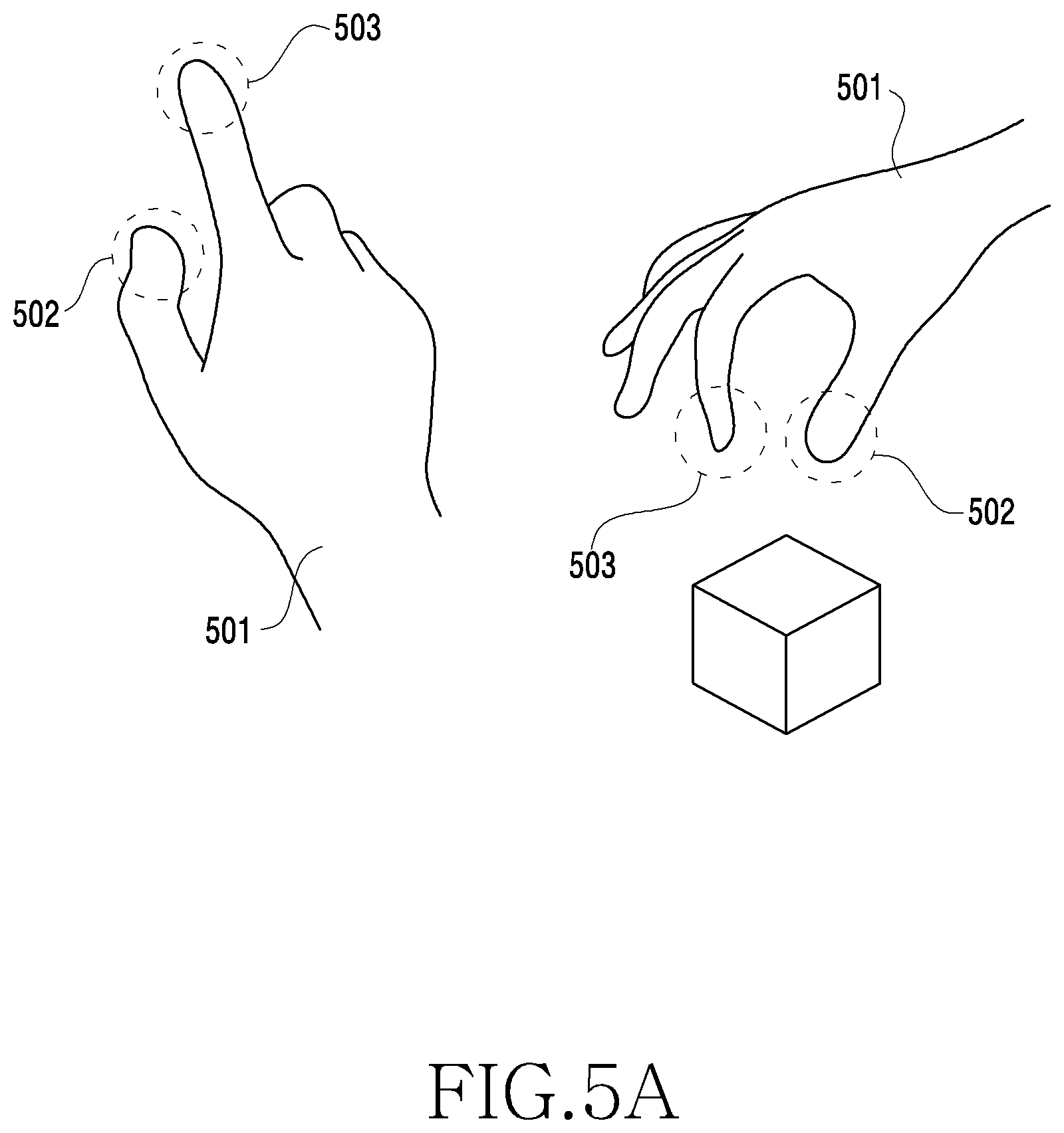 Patent US12099657 Figure 5 – Electronic device for performing various functions in augmented reality environment, and operation method for same