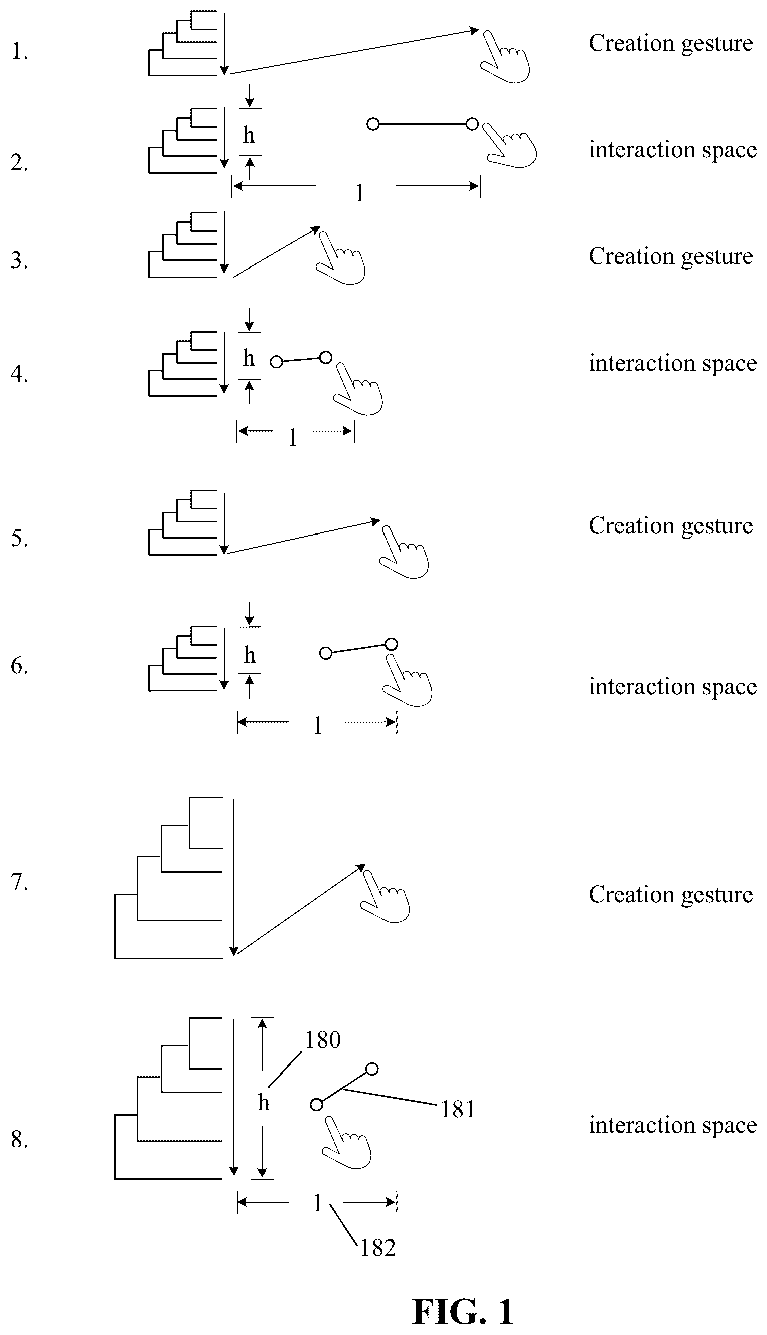 Patent US12099660 — User-defined virtual interaction space and manipulation of virtual cameras in the interaction space — Figure 1