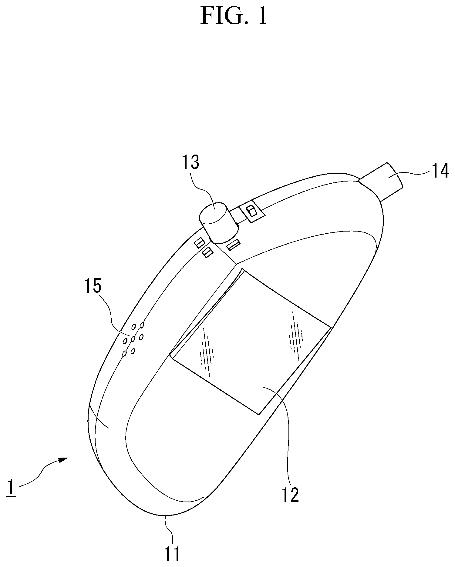 Patent US12099662 Figure 1 – Input device