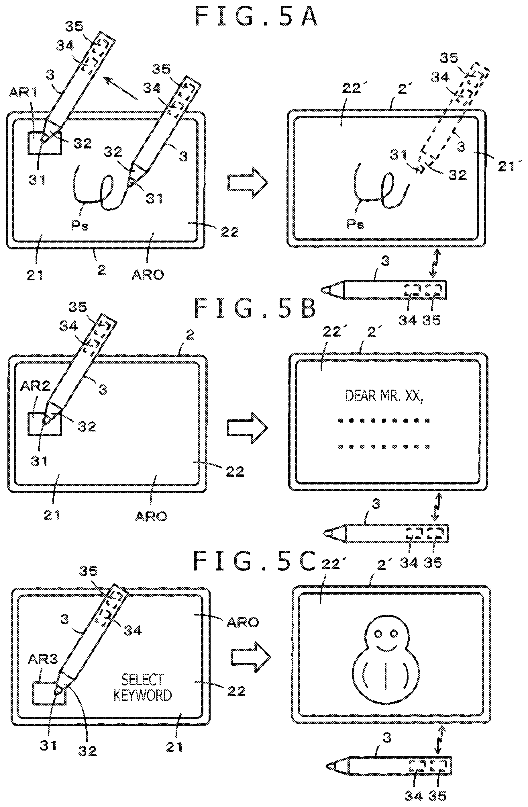 Patent US12099666 Figure 5 – Information input/output system for active pen with storage