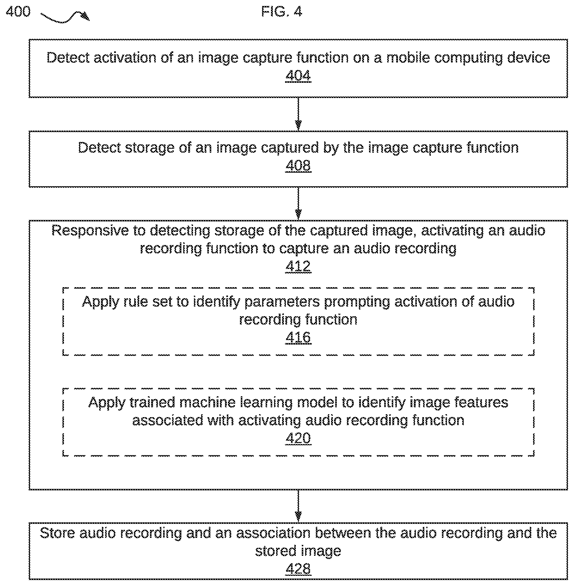 Patent US12099668 Figure 5 – Dynamic user interface mode selection based on physical activity detection