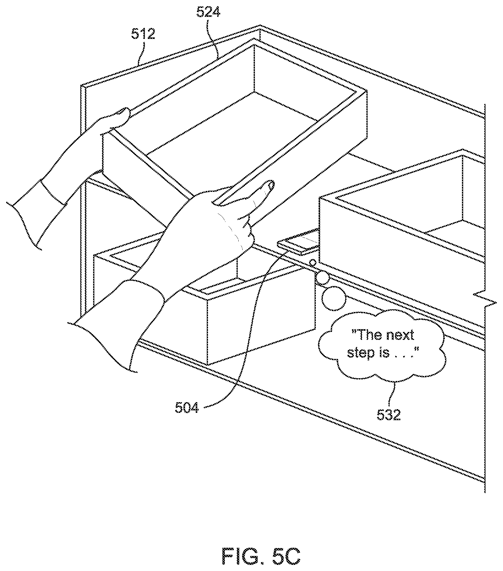 Patent US12099668 Figure 7 – Dynamic user interface mode selection based on physical activity detection