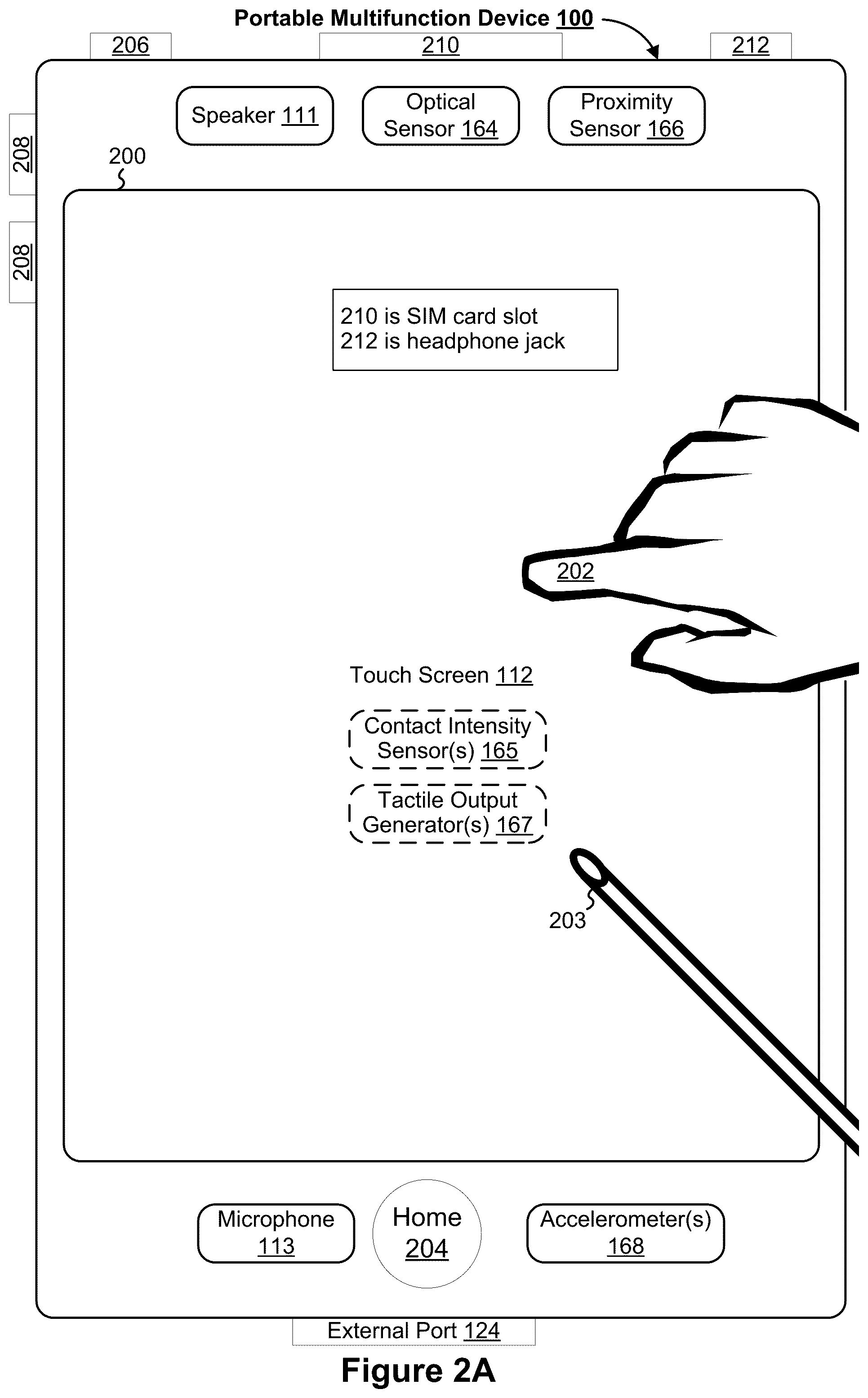 Patent US12099672 Figure 4 – Devices, methods, and graphical user interfaces for interaction with an intensity-sensitive input region