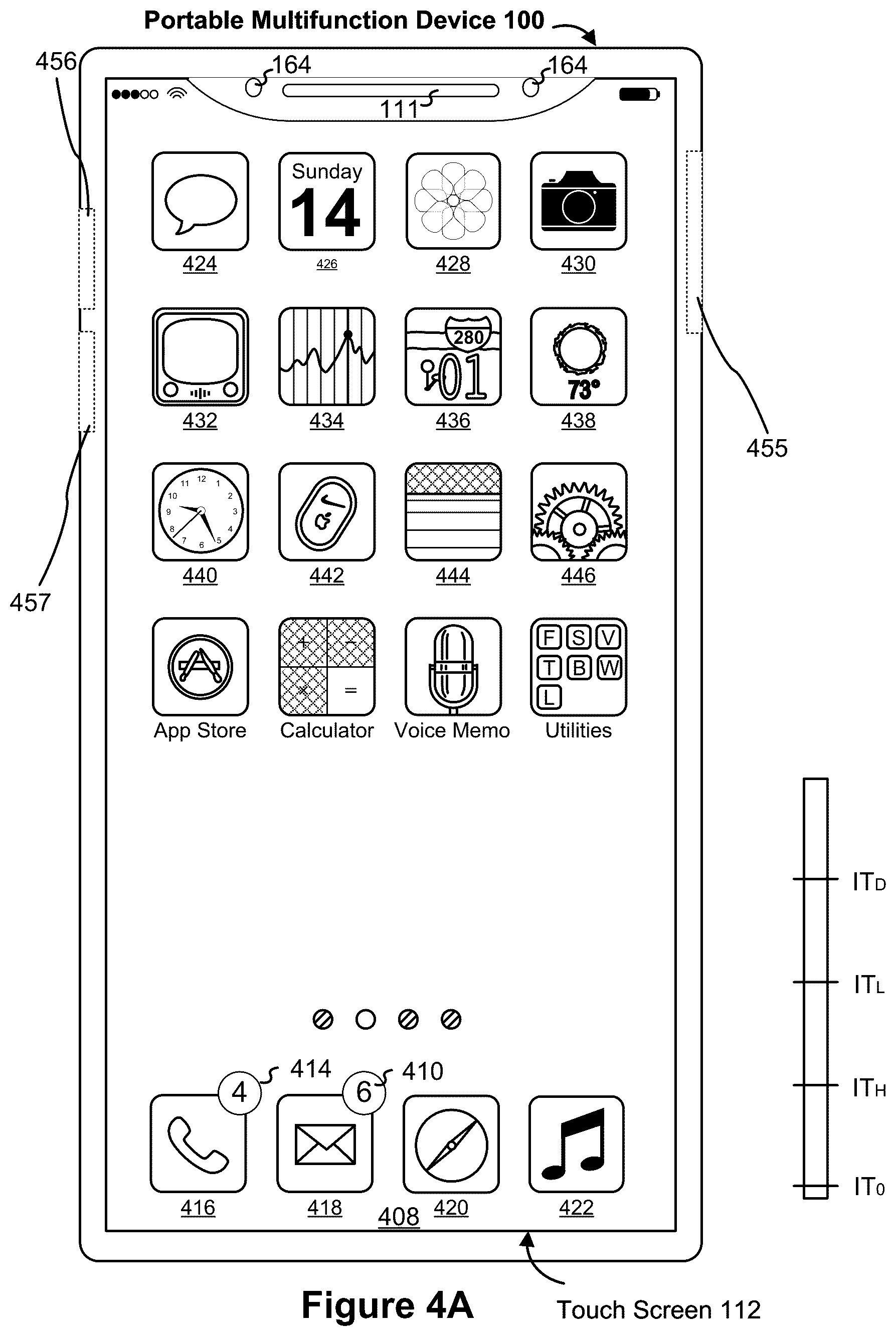 Patent US12099672 Figure 11 – Devices, methods, and graphical user interfaces for interaction with an intensity-sensitive input region