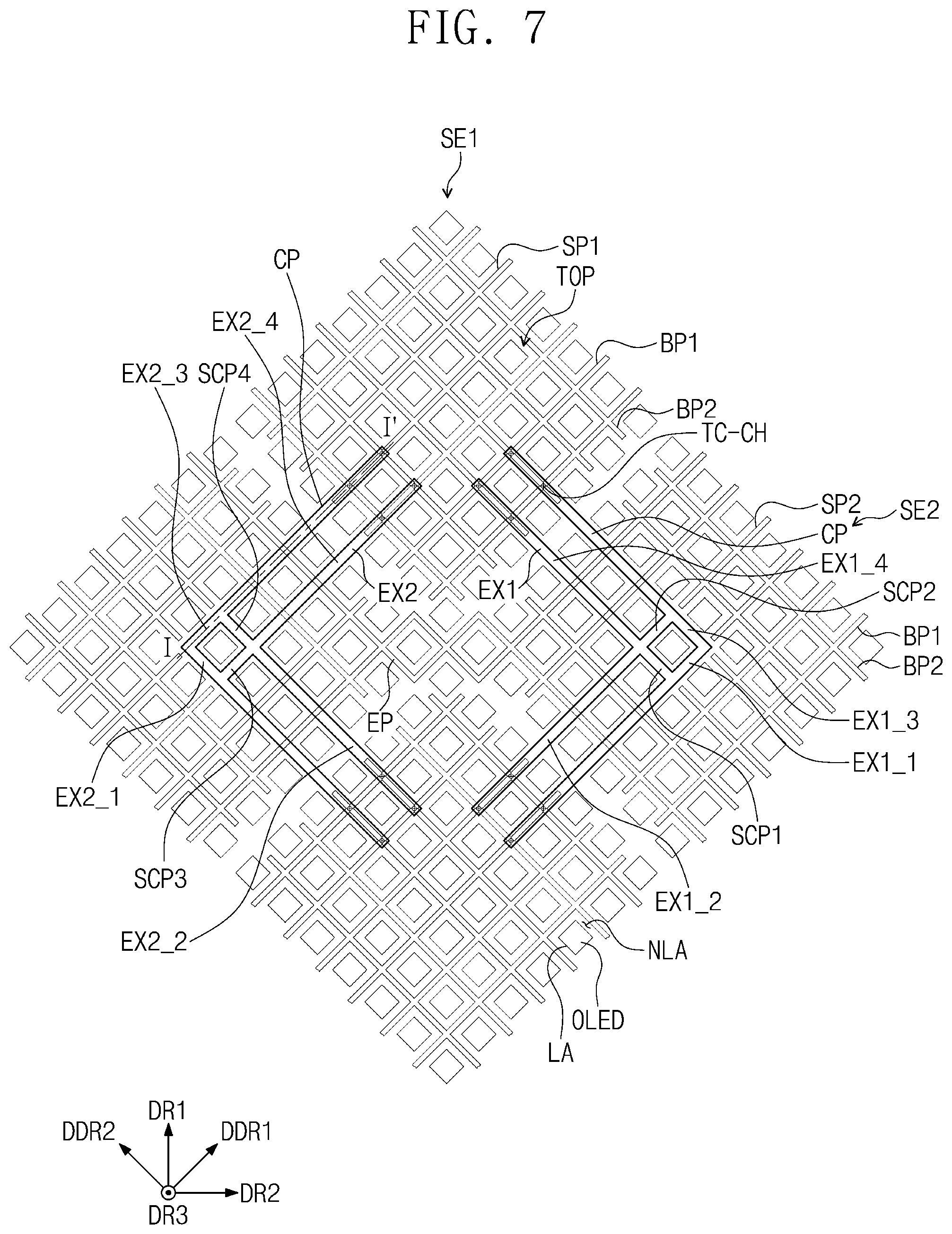 Patent US12099678 Figure 6 – Input sensing part and display device including the same