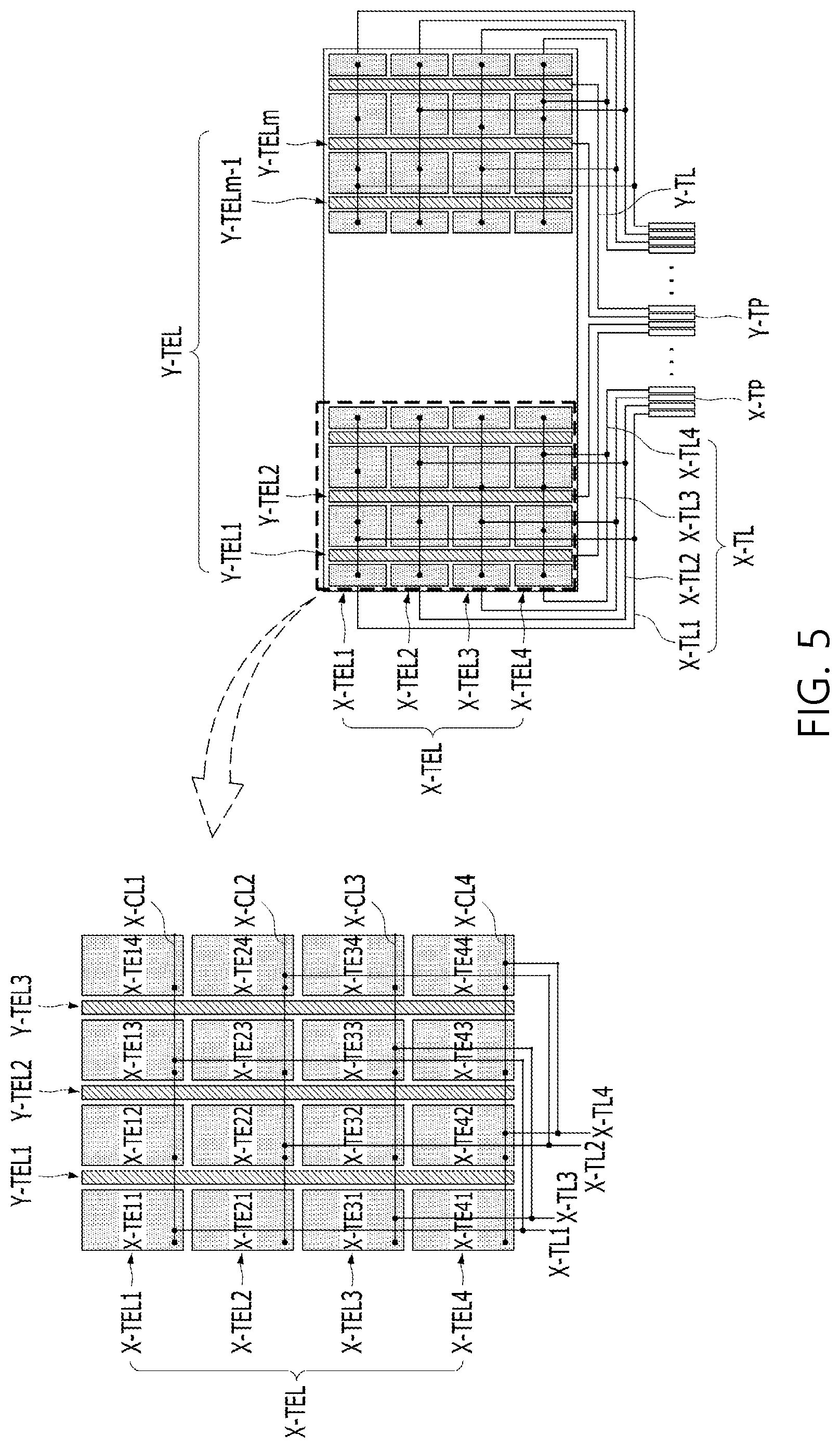 Patent US12099679 Figure 5 – Touch display device