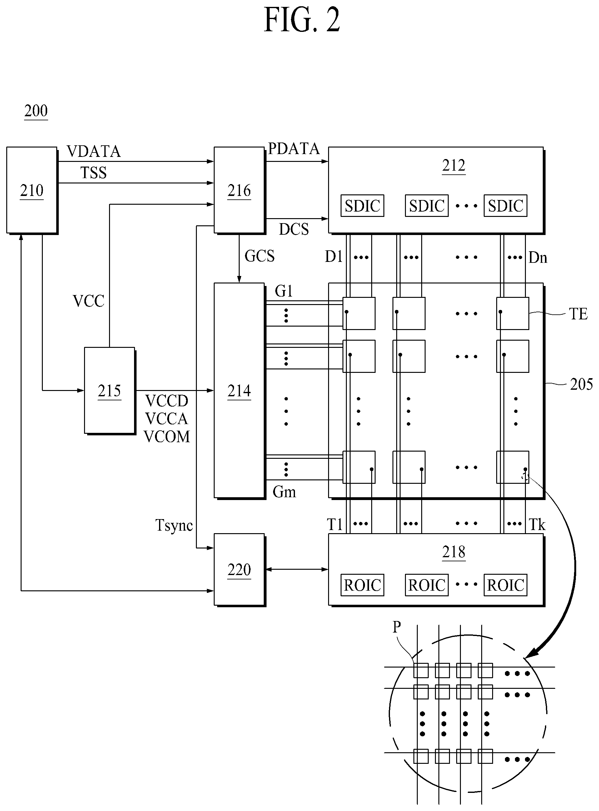 Patent US12099681 Figure 2 – Timing controller and method of driving the same