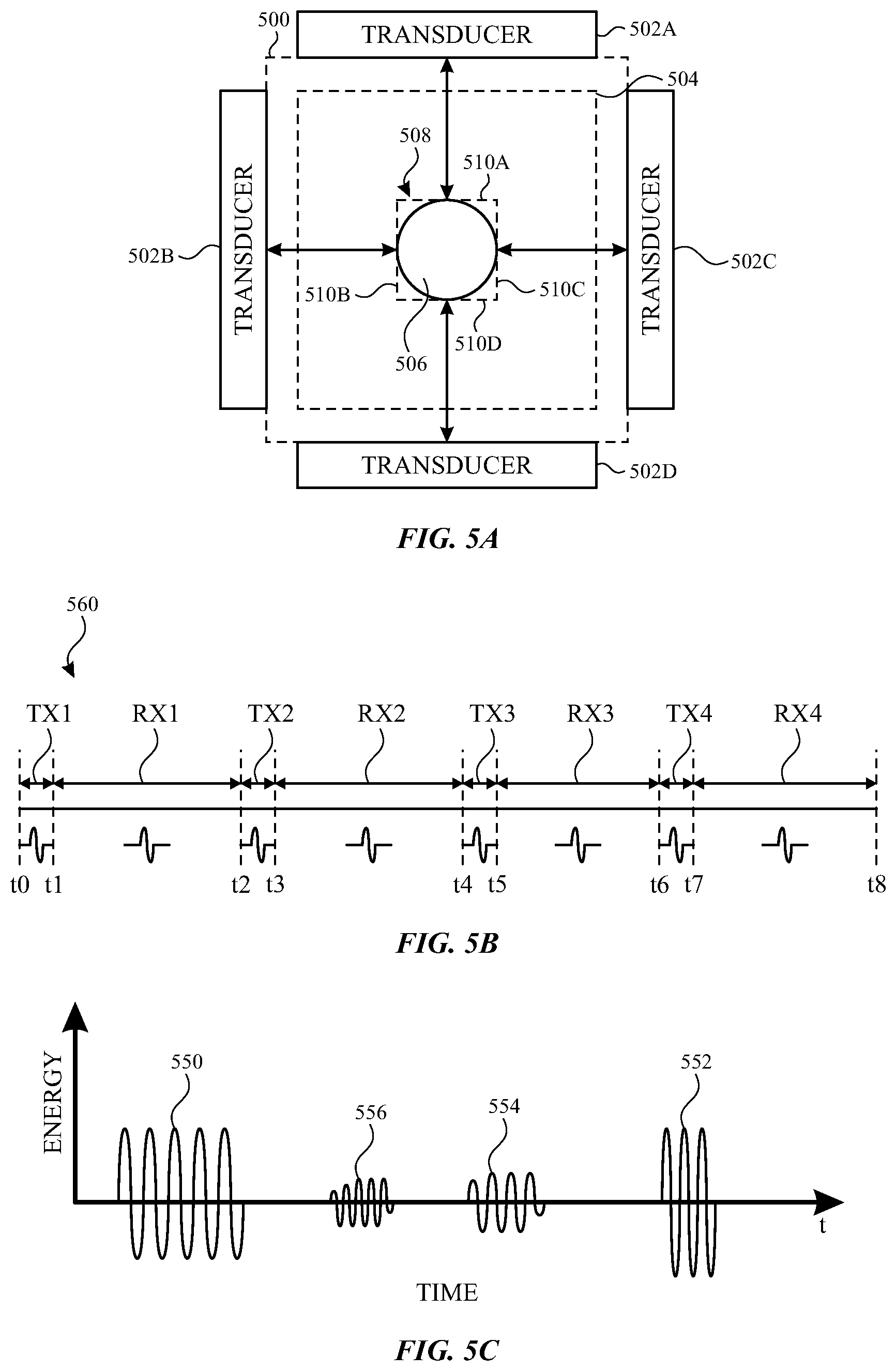 Patent US12099683 Figure 6 – Differential acoustic touch and force sensing