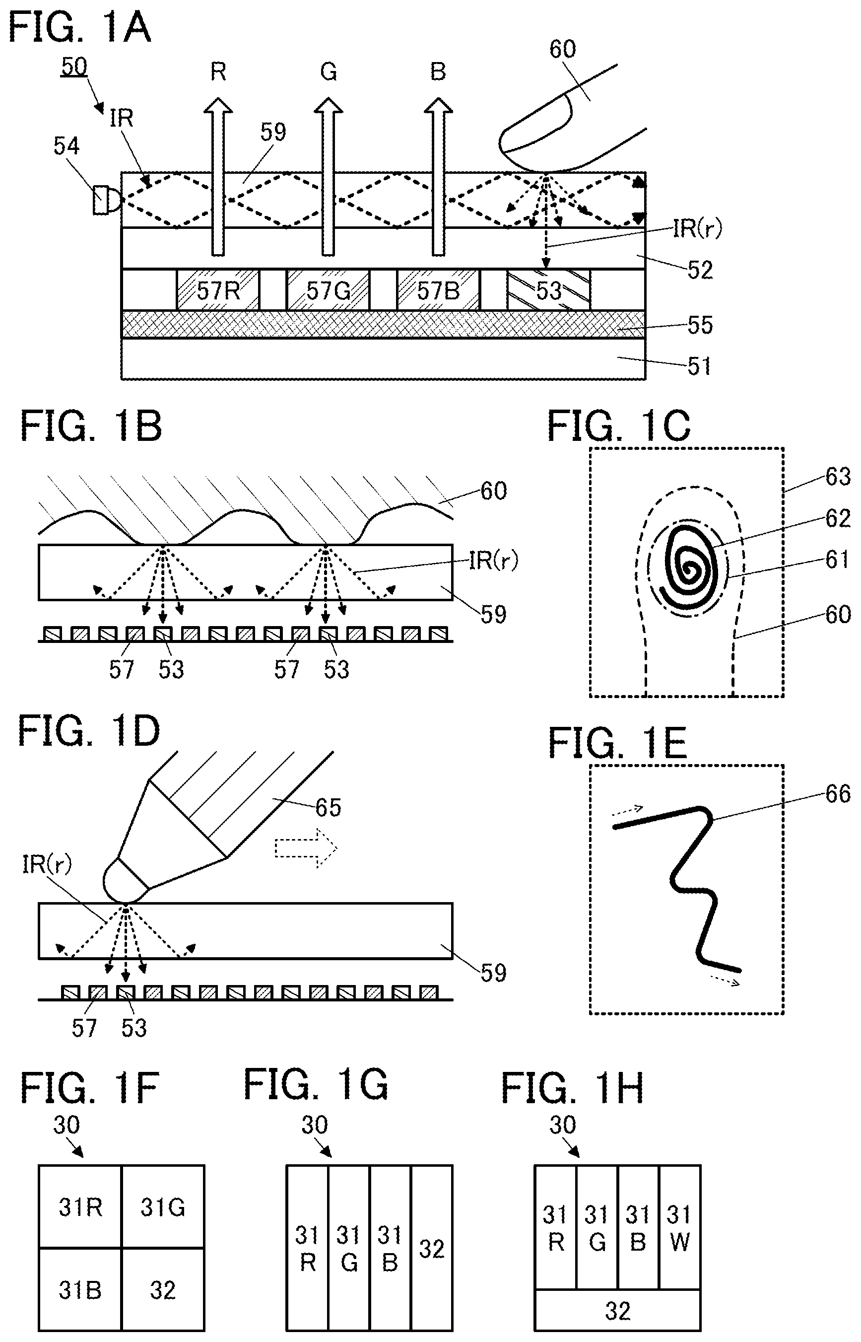 Patent US12099686 Figure 1 – Display device