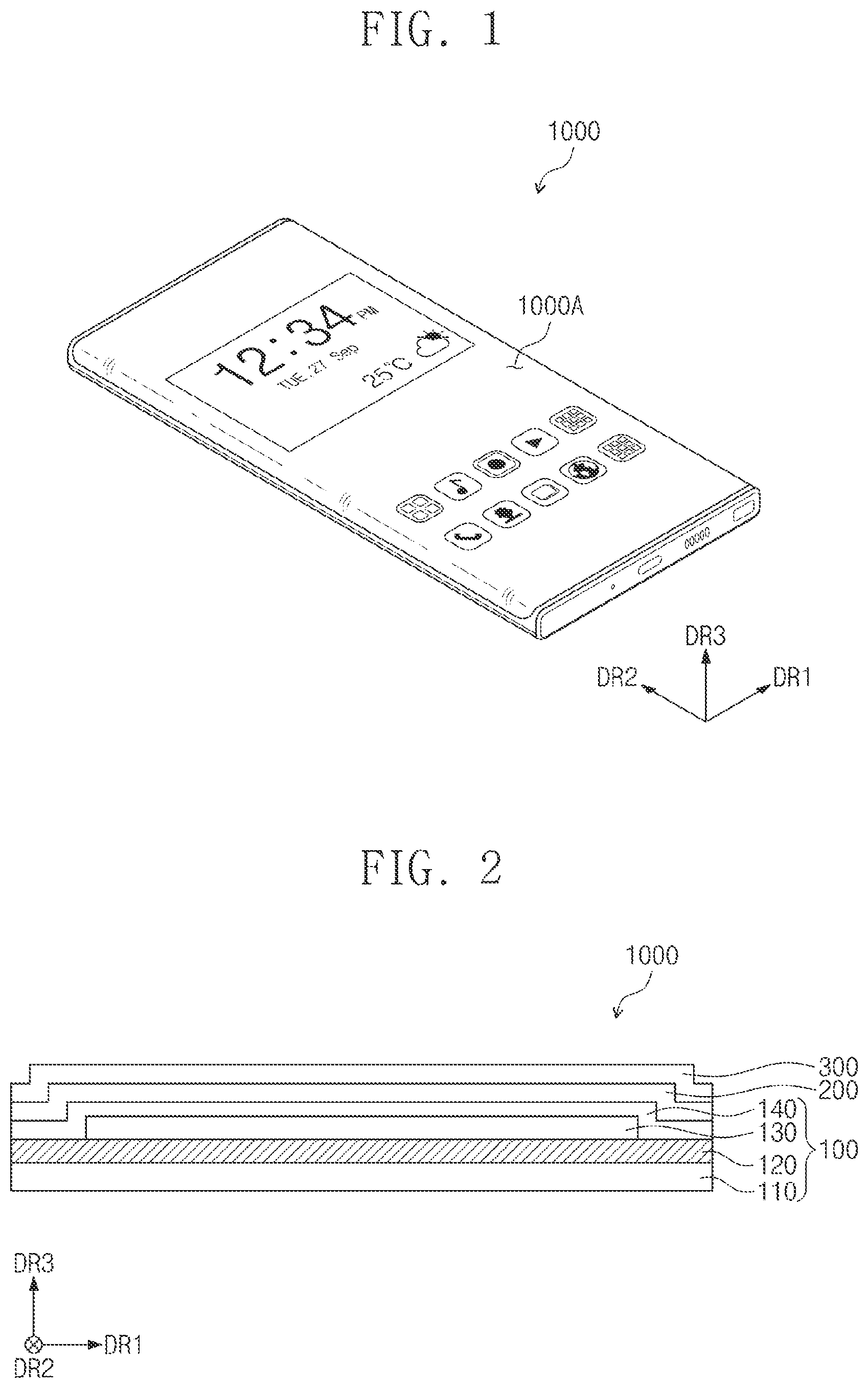 Patent US12099687 Figure 1 – Electronic device
