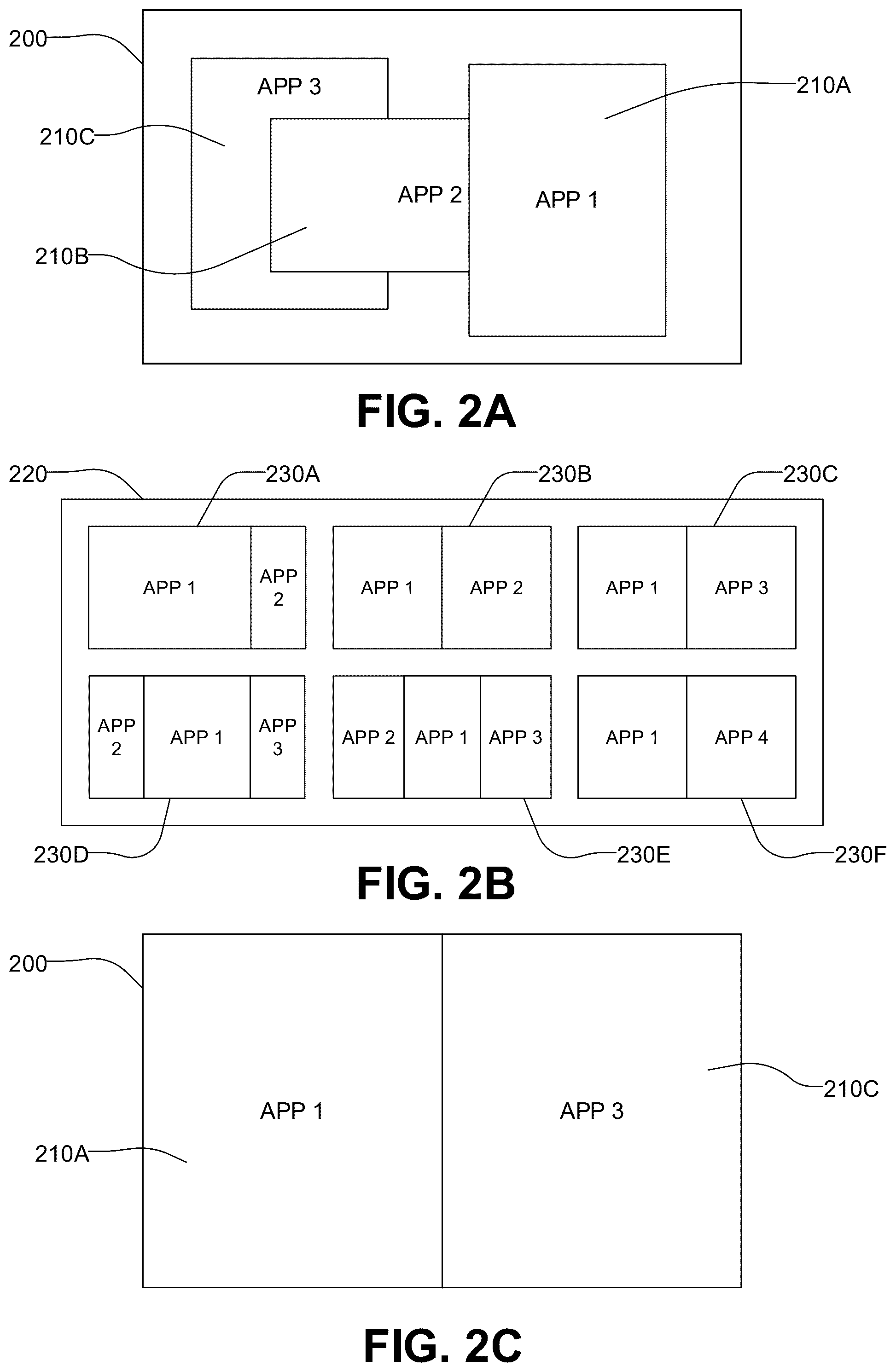 Patent US12099688 Figure 2 – Automated on-screen windows arrangements