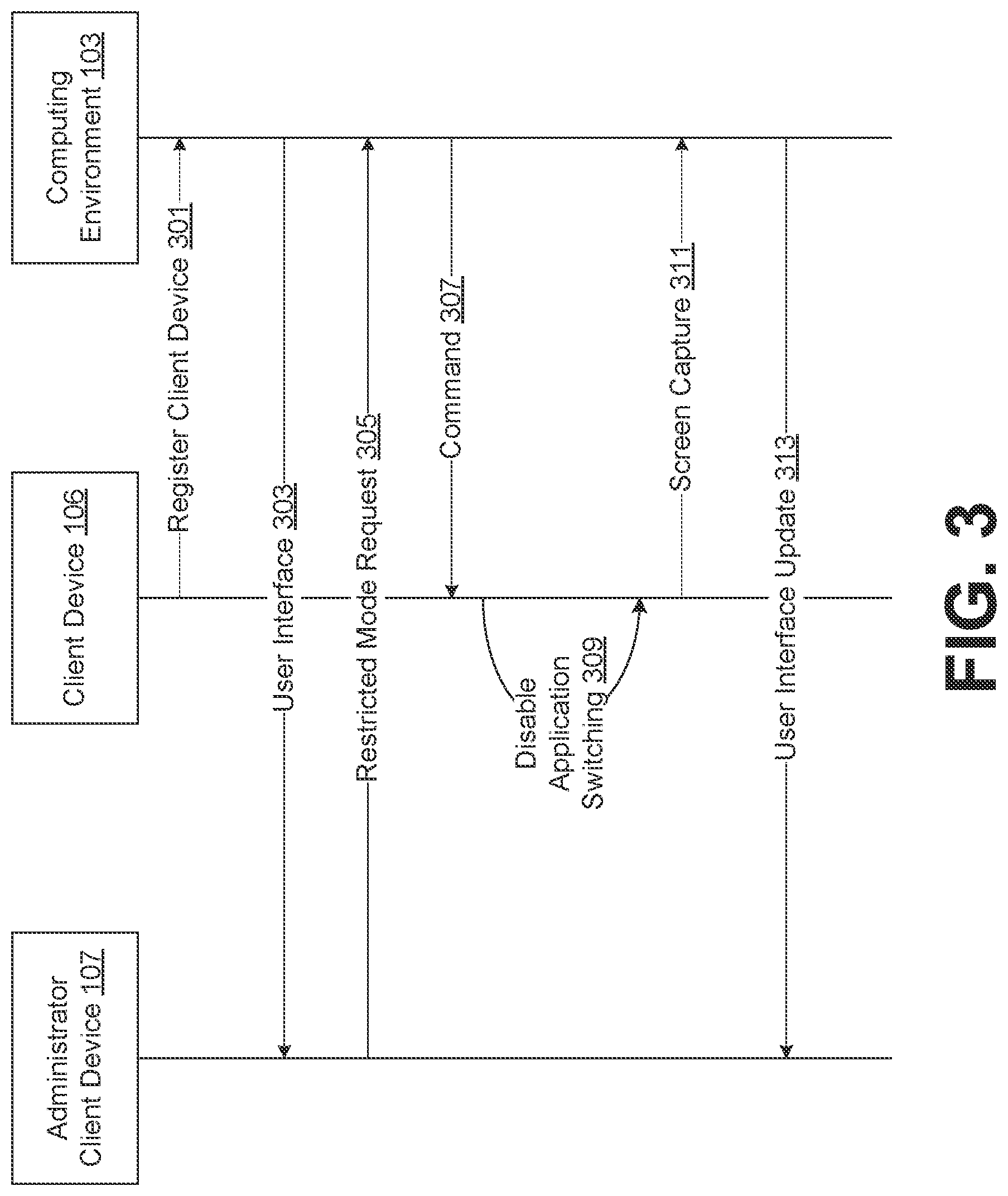 Patent US12099689 Figure 4 – Remotely restricting client devices