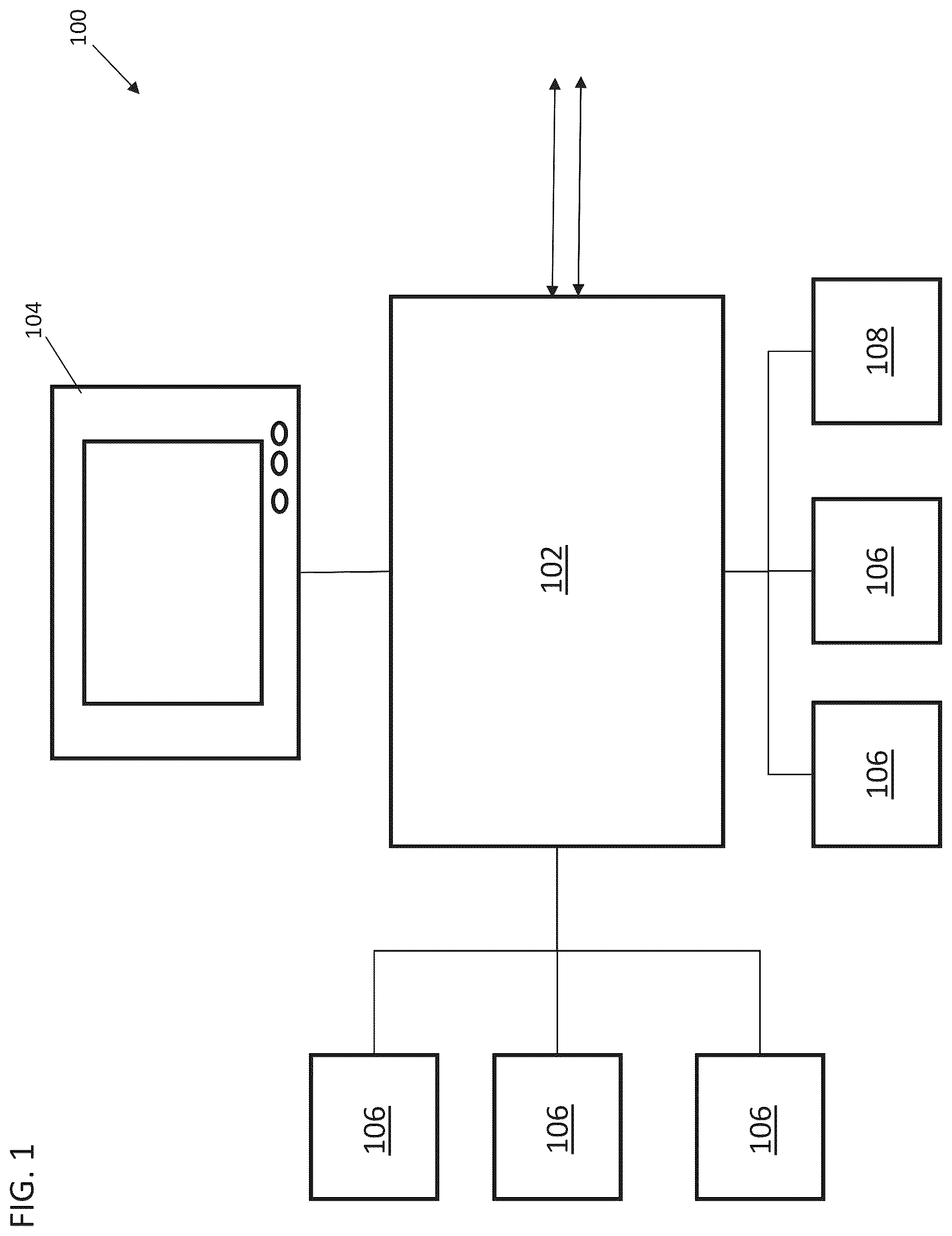 Patent US12099690 Figure 1 – Systems and methods for generating dynamic graphical user interfaces for monitoring and controlling connected devices