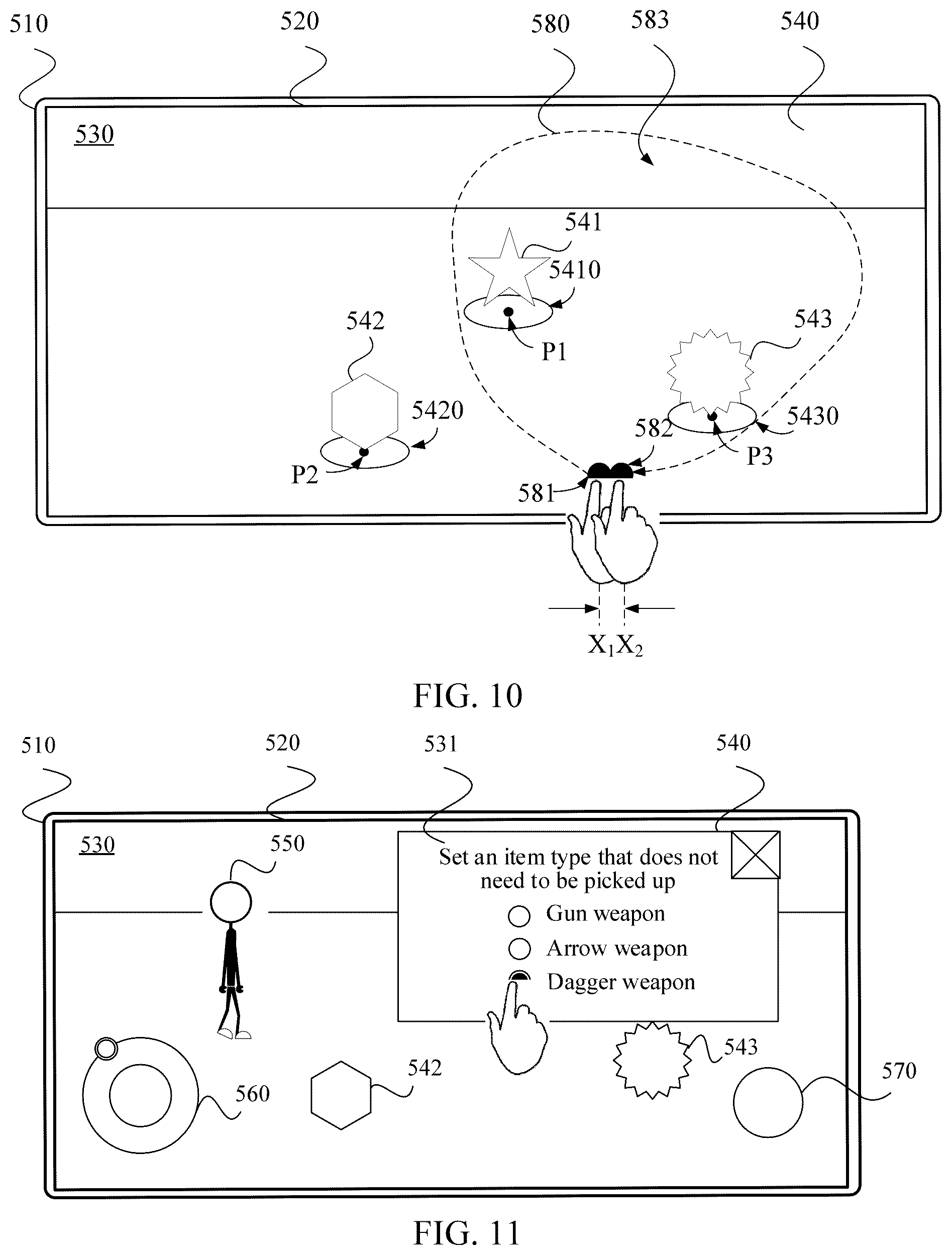 Patent US12099691 Figure 7 – Method and apparatus, computer device, and storage medium for picking up a virtual item in a virtual environment