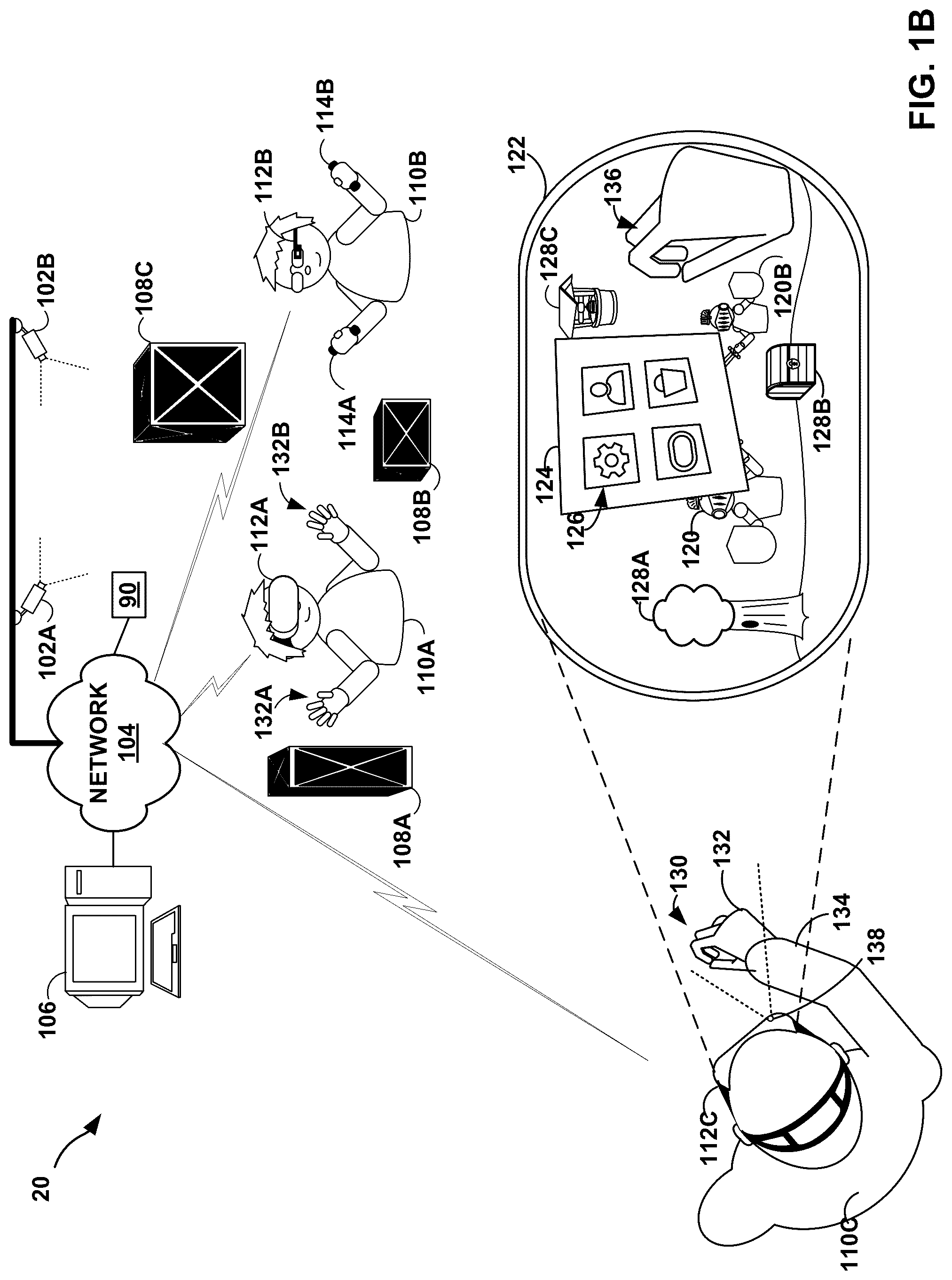 Patent US12099693 Figure 2 – Detecting input in artificial reality systems based on a pinch and pull gesture