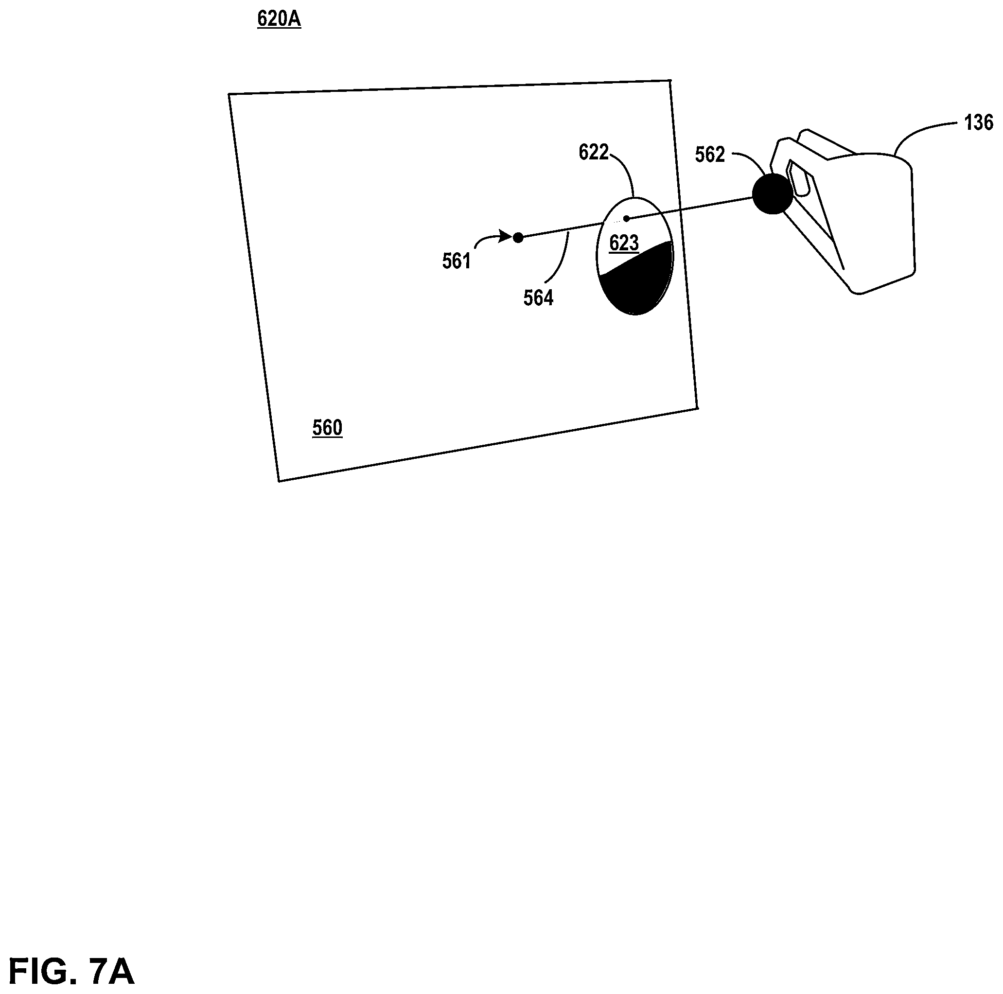Patent US12099693 Figure 12 – Detecting input in artificial reality systems based on a pinch and pull gesture